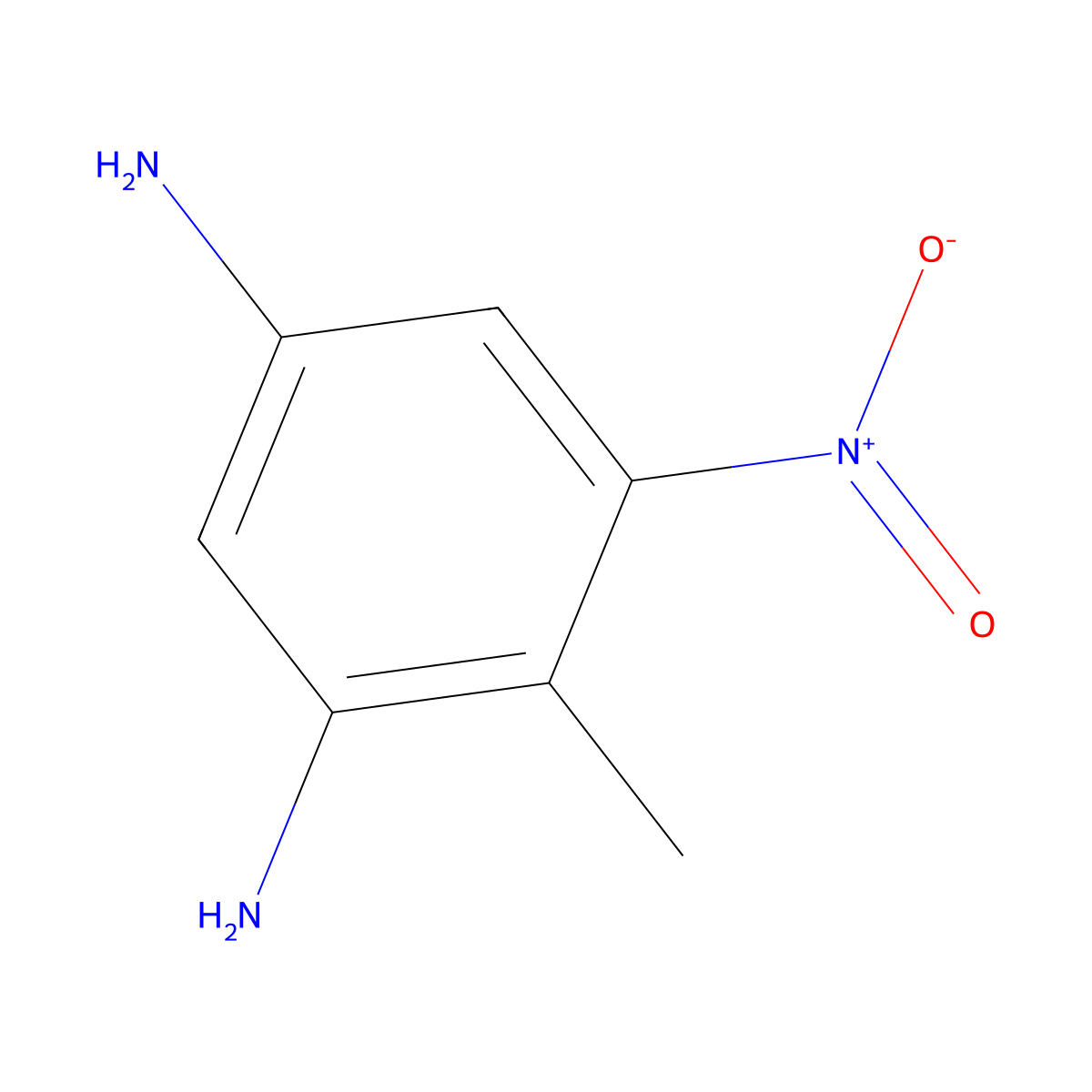 2,4-Diamino-6-nitrotoluene molecular structure, CAS 6629-29-4