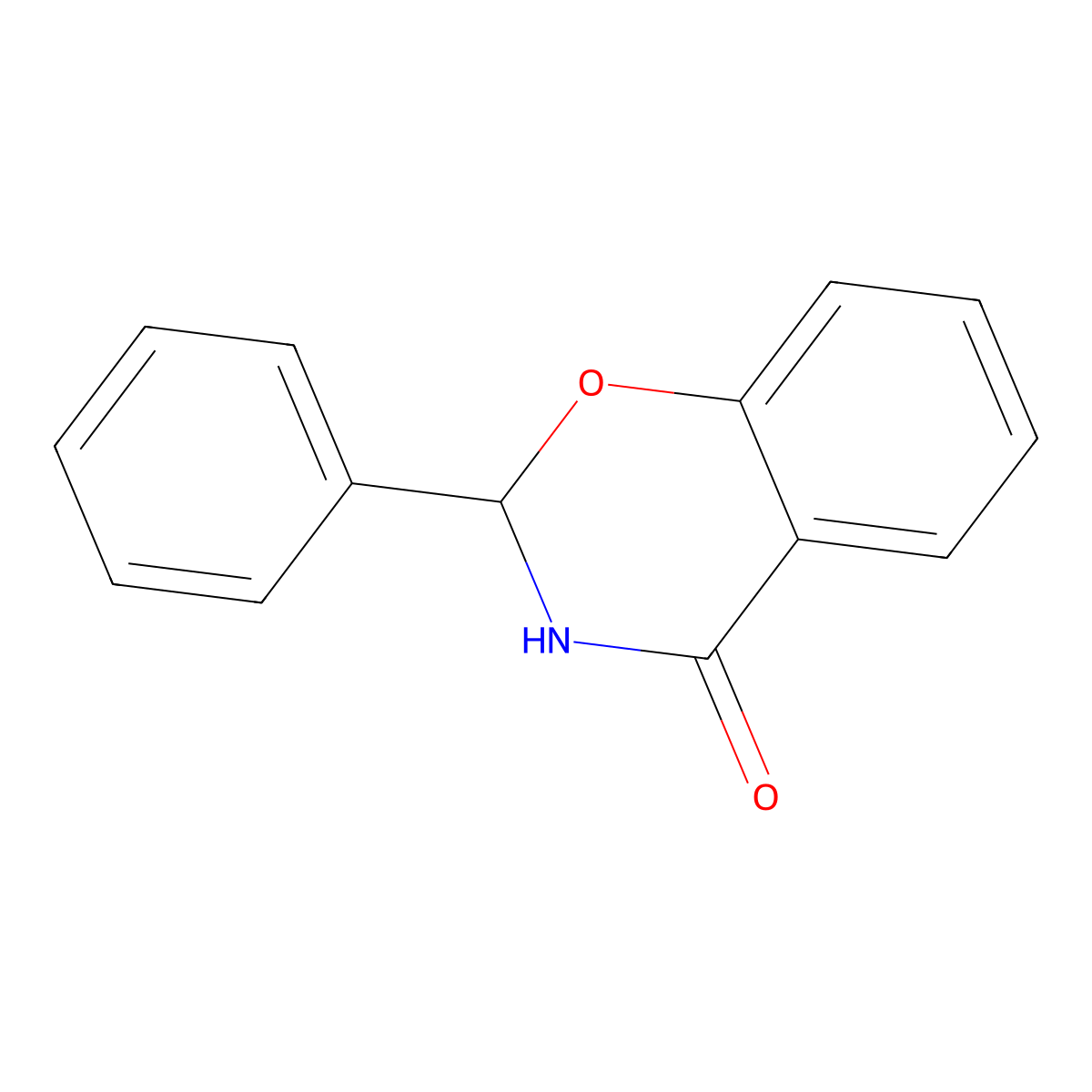 2-Phenyl-2,3-dihydro-benzo[e][1,3]oxazin-4-one molecular structure, CAS 6629-80-7
