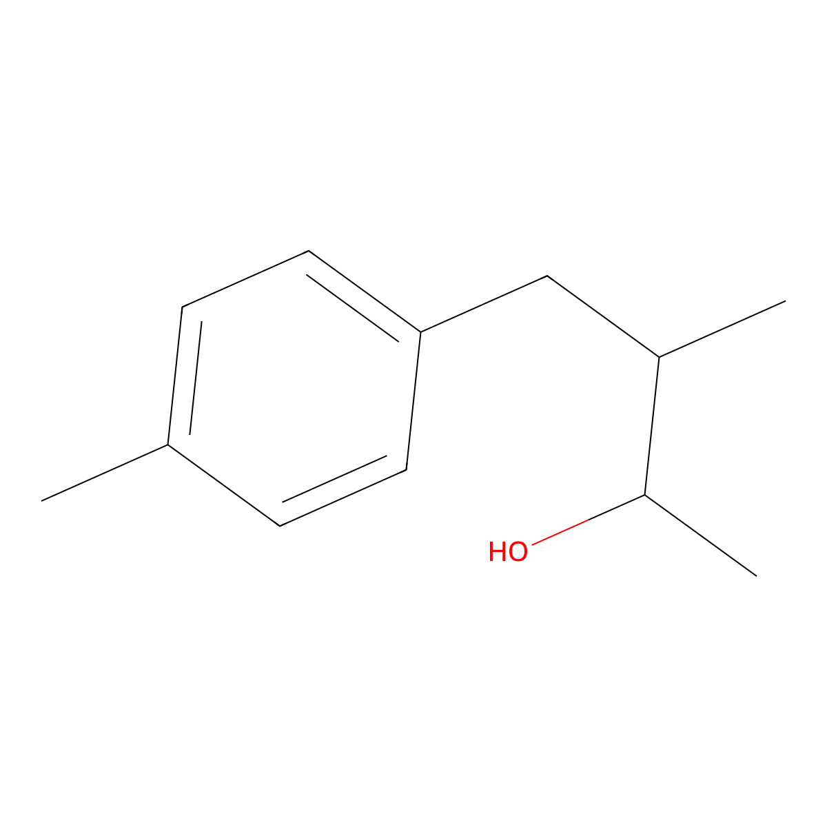 3-Methyl-4-(4-methylphenyl)butan-2-ol molecular structure, CAS 66294-98-2