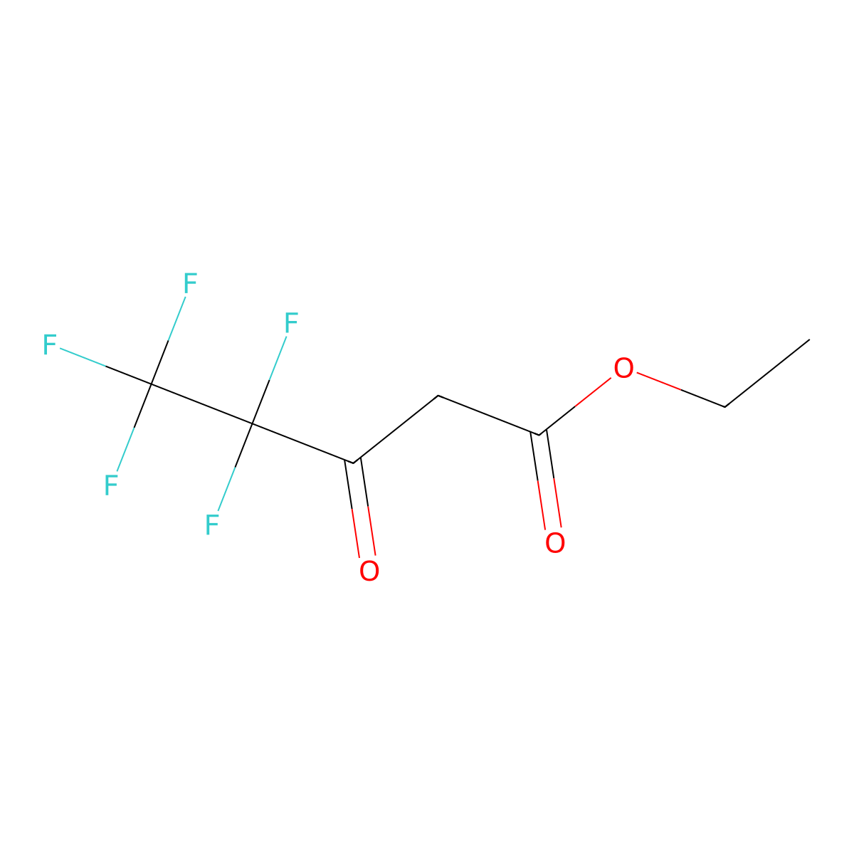 Ethyl 4,4,5,5,5-Pentafluoro-3-oxovalerate molecular structure, CAS 663-35-4