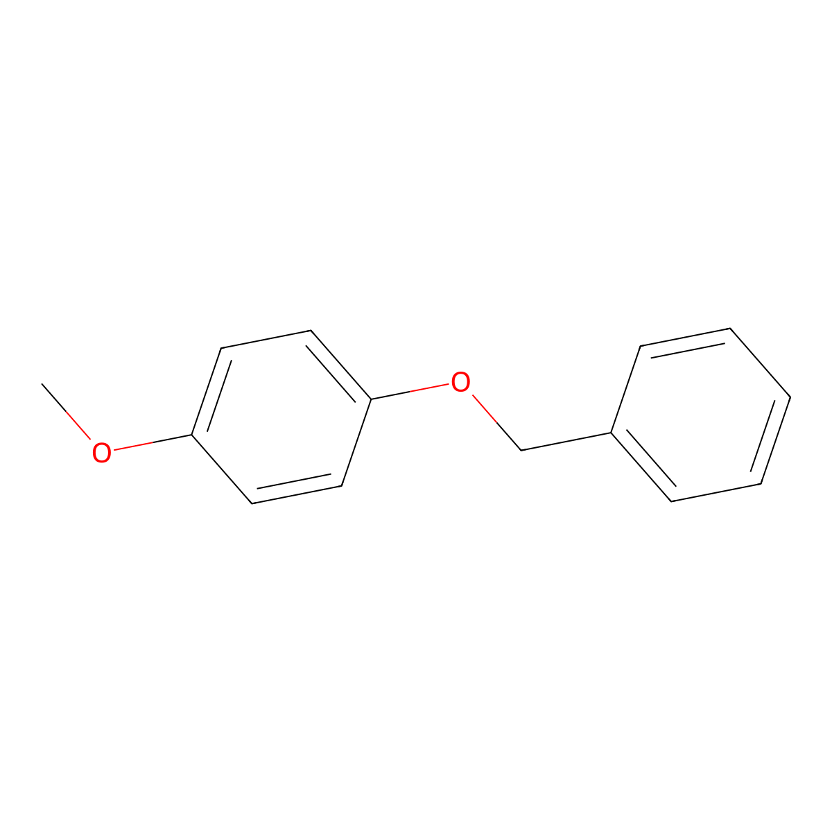 4-Benzyloxyanisole molecular structure, CAS 6630-18-8