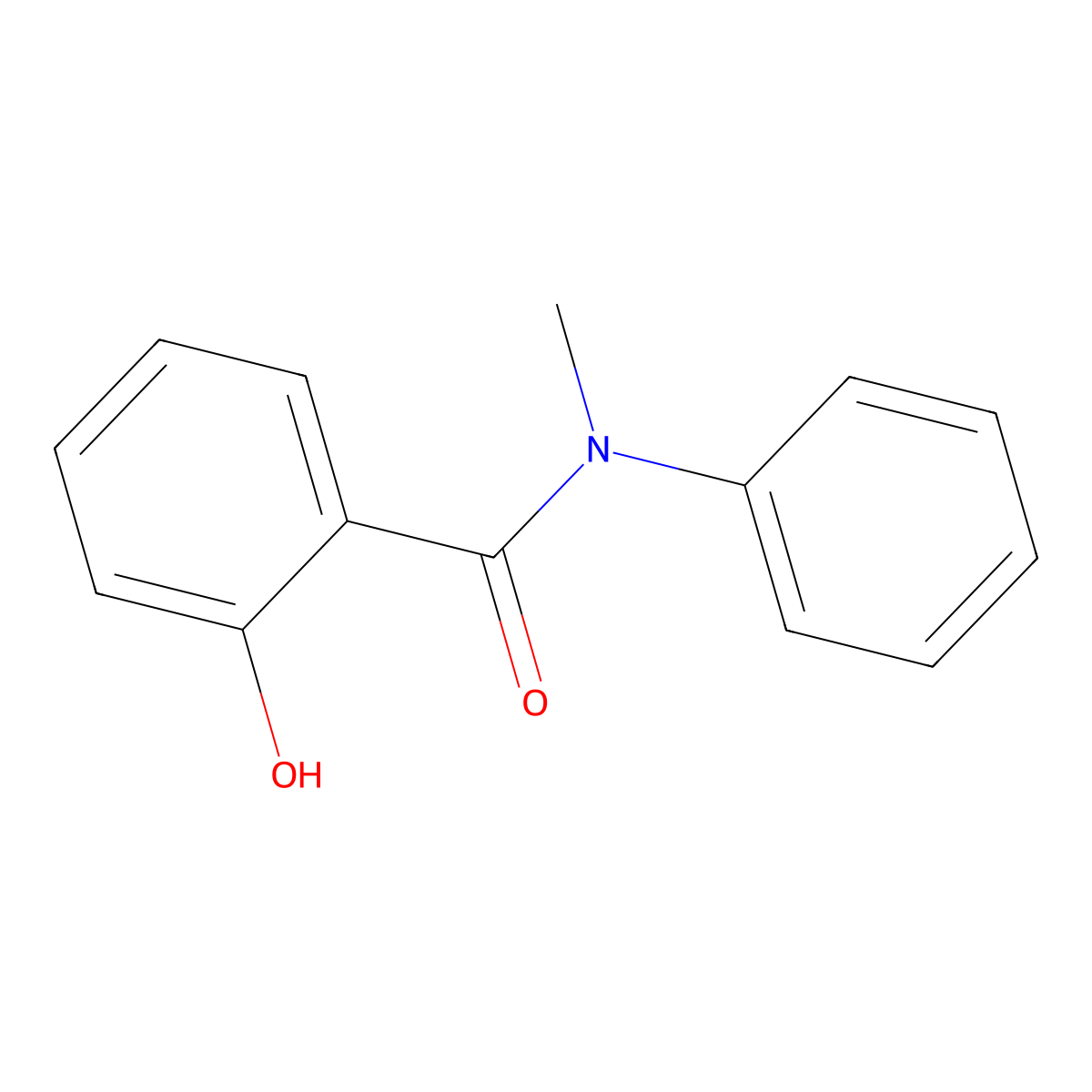 2-hydroxy-N-methyl-N-phenylbenzamide molecular structure, CAS 66306-86-3