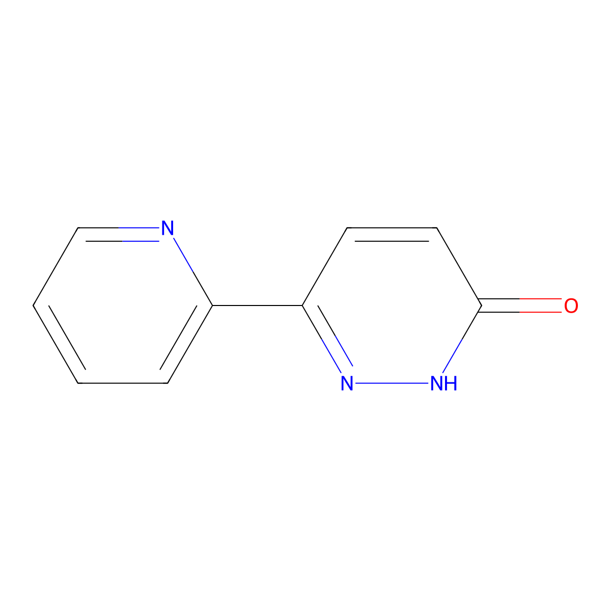 6-(Pyridin-2-yl)pyridazin-3-ol molecular structure, CAS 66317-38-2