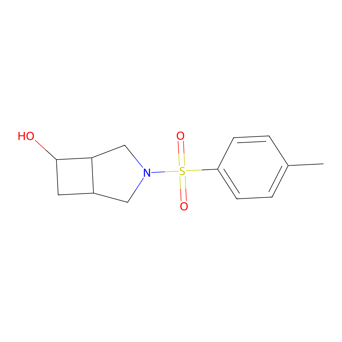 3-Tosyl-3-azabicyclo[3.2.0]heptan-6-ol molecular structure, CAS 663172-75-6
