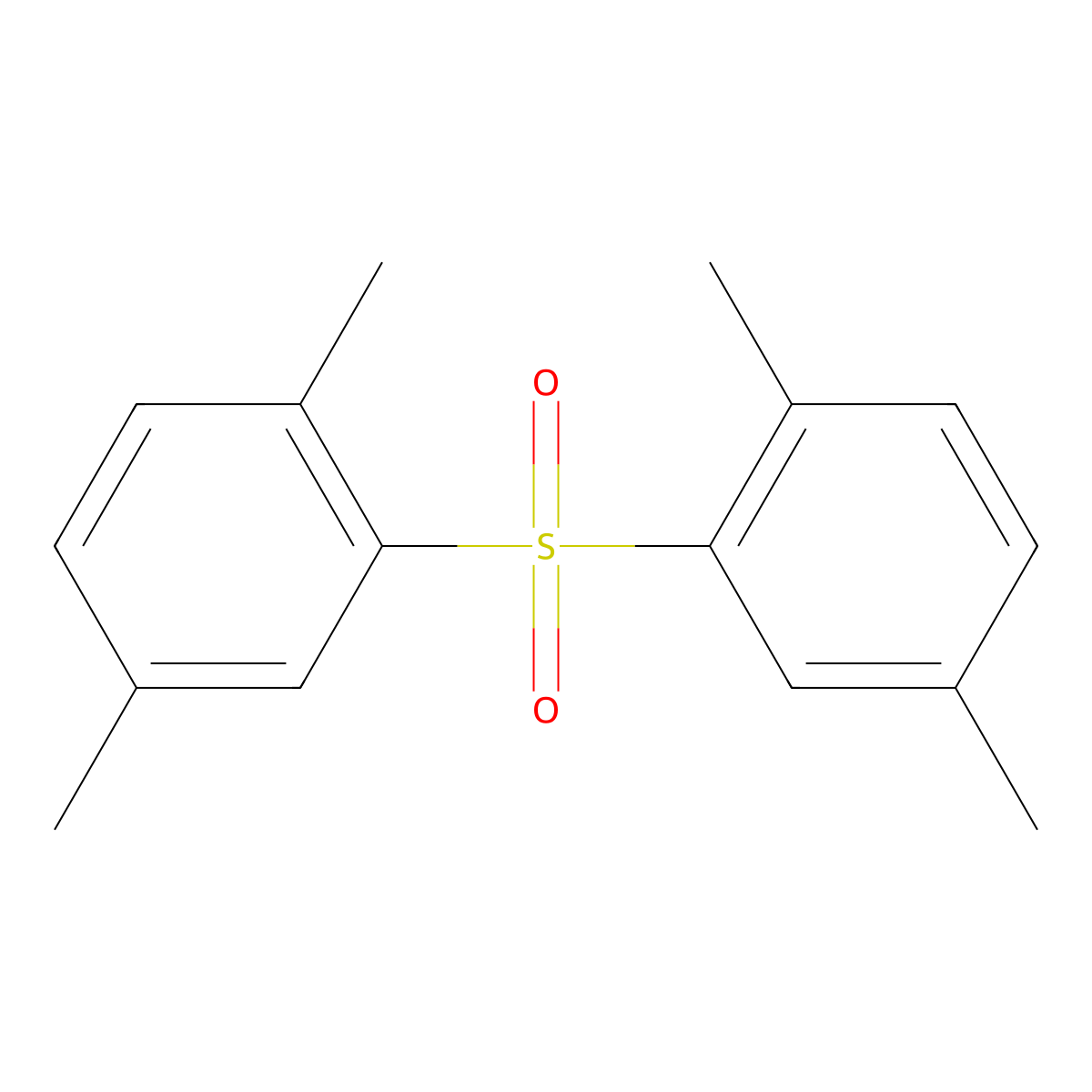 2,5-Xylyl sulfone molecular structure, CAS 6632-44-6