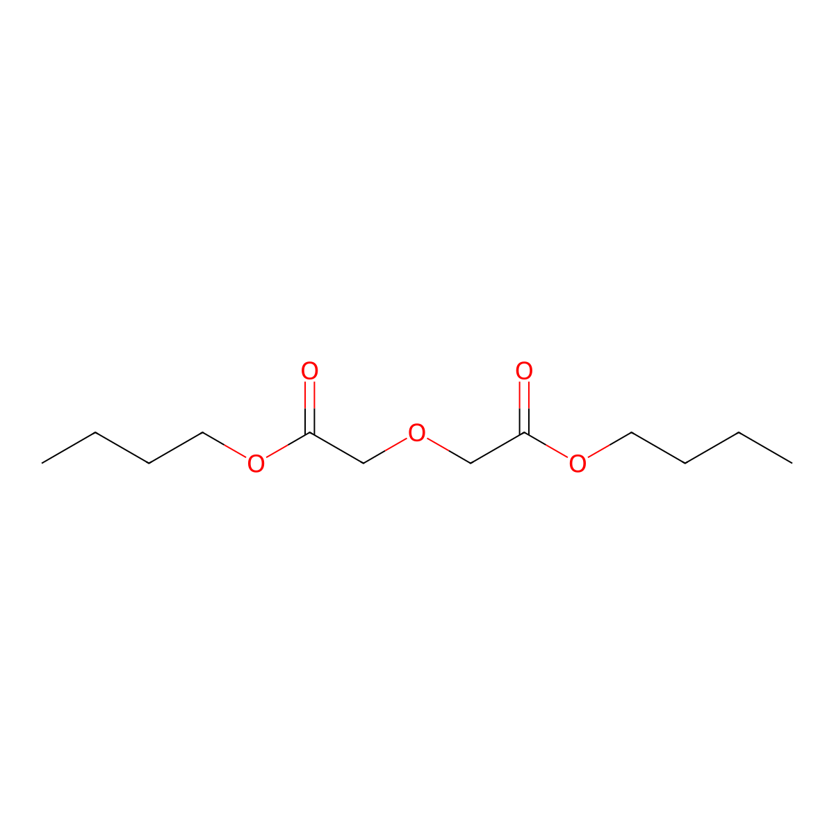 Dibutyl 2,2'-oxybisacetate molecular structure, CAS 6634-18-0
