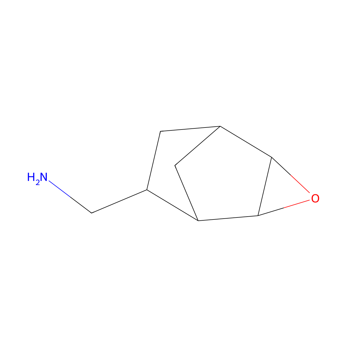 rac-[(1R,2S,4R,5R,6R)-3-oxatricyclo[3.2.1.0,2,4]octan-6-yl]methanamine molecular structure, CAS 66341-53-5