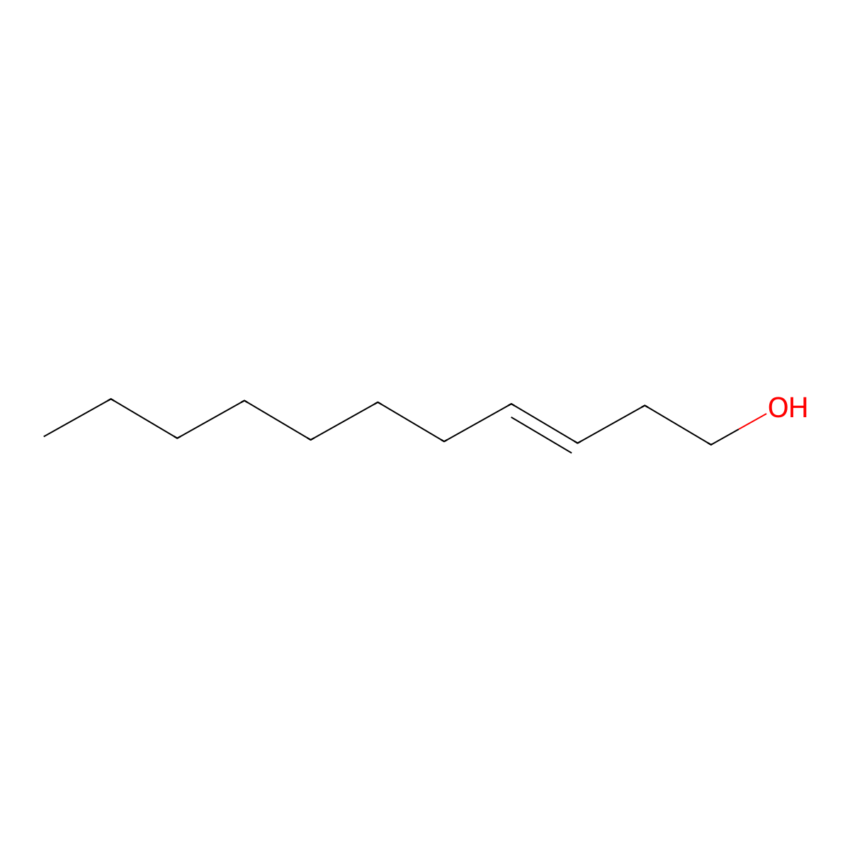 3-Undecen-1-ol, (E)- molecular structure, CAS 66348-45-6