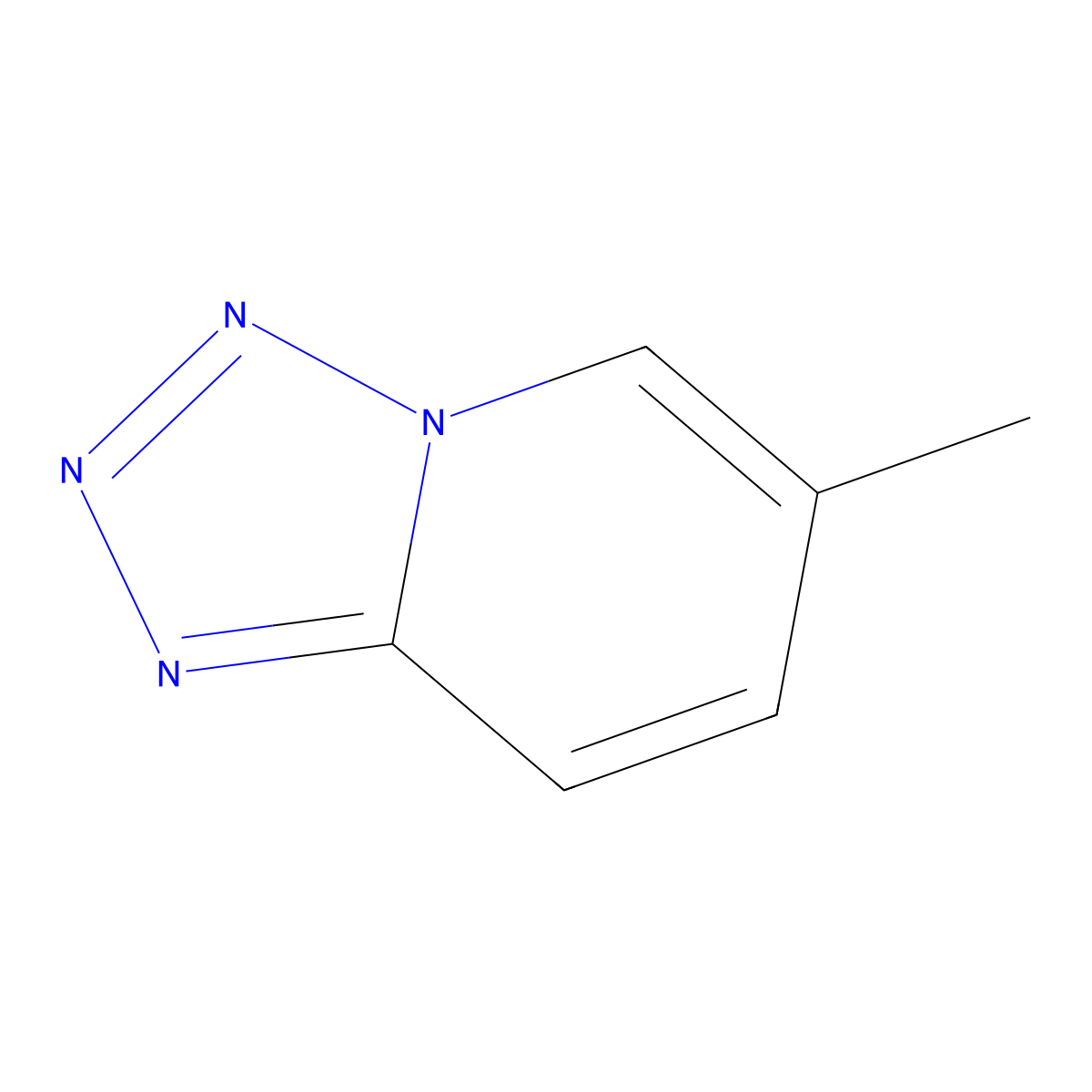 6-Methyltetrazolo[1,5-a]pyridine molecular structure, CAS 6635-32-1