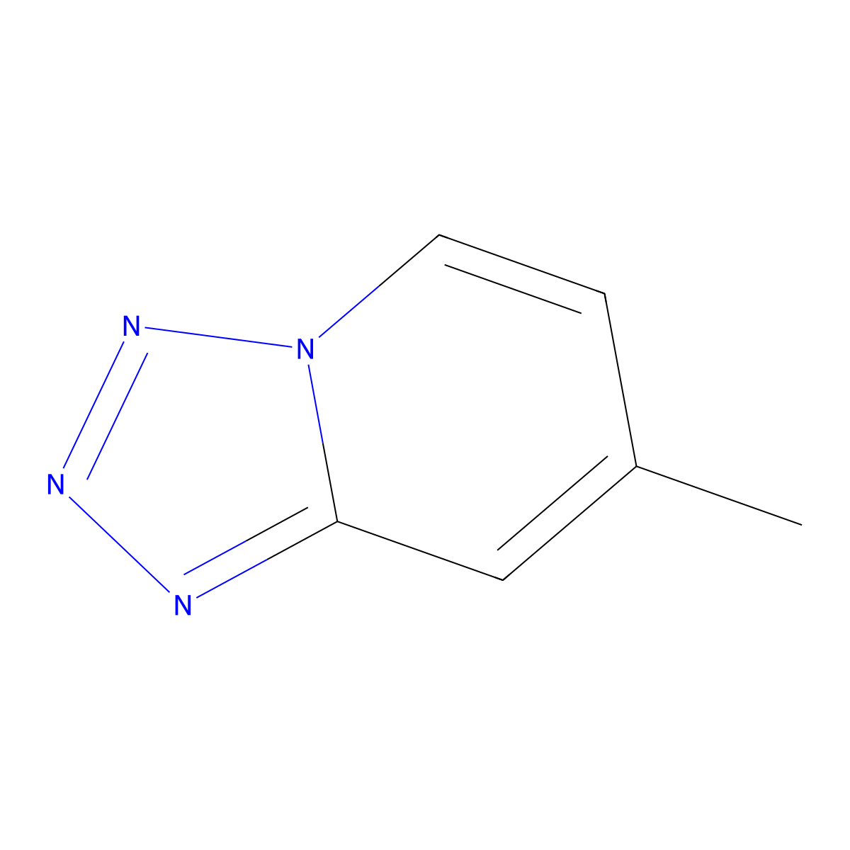 7-Methyltetrazolo[1,5-a]pyridine molecular structure, CAS 6635-33-2