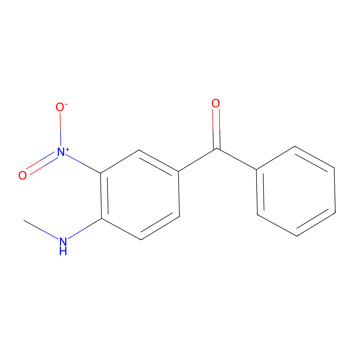 4-(Methylamino)-3-nitrophenyl phenyl ketone molecular structure, CAS 66353-71-7