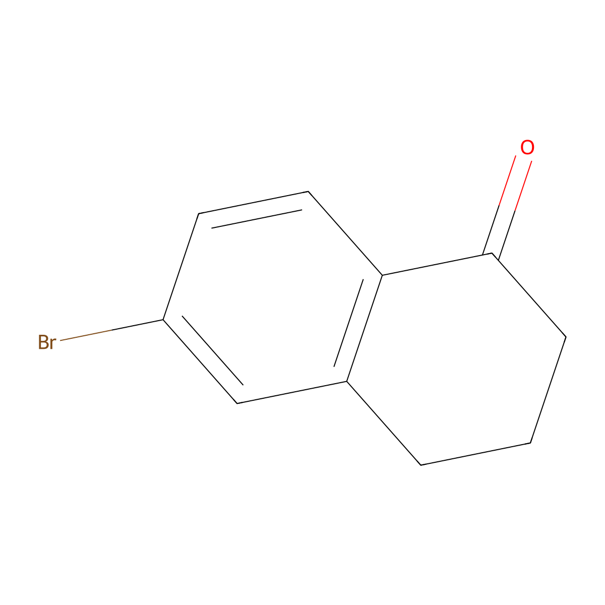 6-Bromo-1-tetralone molecular structure, CAS 66361-67-9