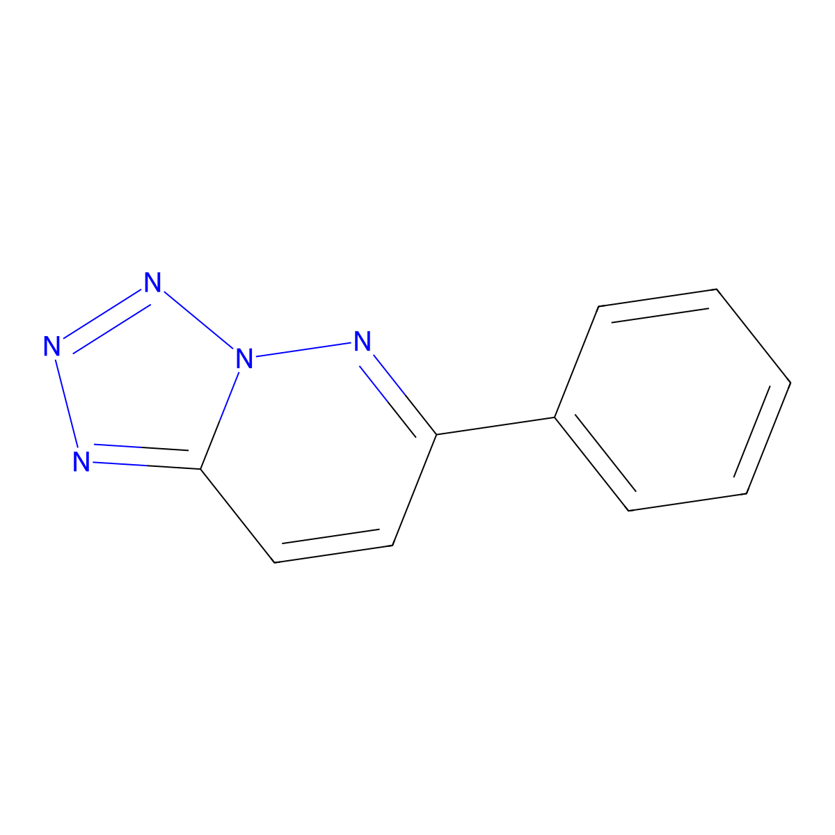 6-Phenyltetrazolo[1,5-b]pyridazine molecular structure, CAS 66362-61-6