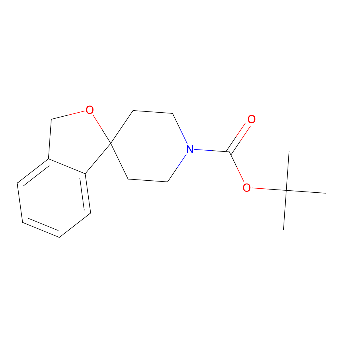 tert-Butyl 3H-spiro[isobenzofuran-1,4'-piperidine]-1'-carboxylate molecular structure, CAS 663622-87-5