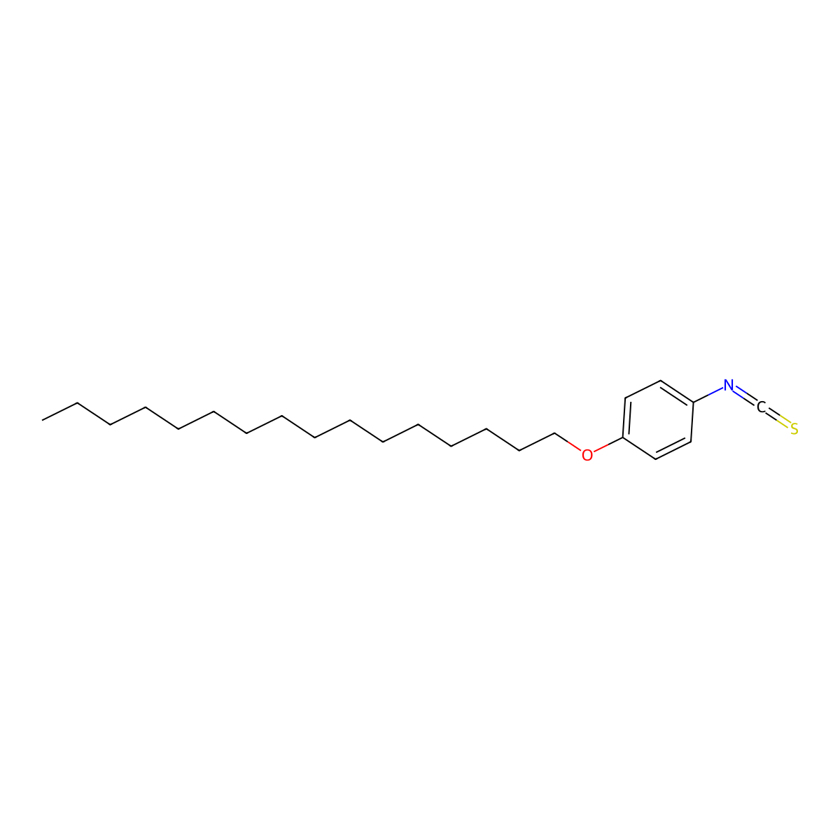 Isothiocyanic acid, (p-cetoxyphenyl) ester molecular structure, CAS 6637-40-7
