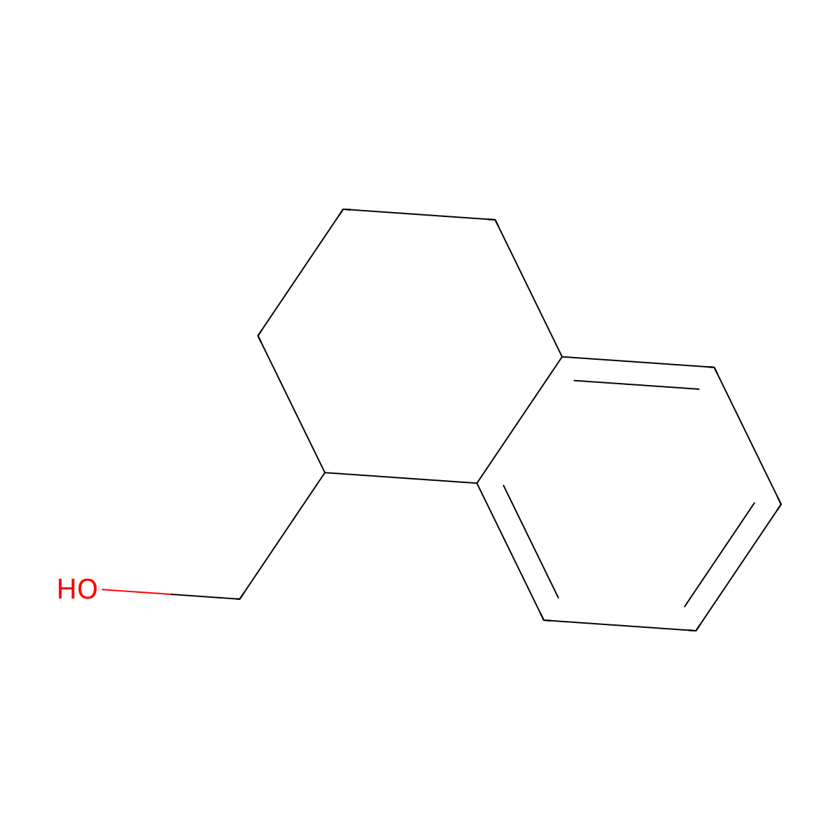 (1,2,3,4-Tetrahydronaphthalen-1-yl)methanol molecular structure, CAS 66377-63-7