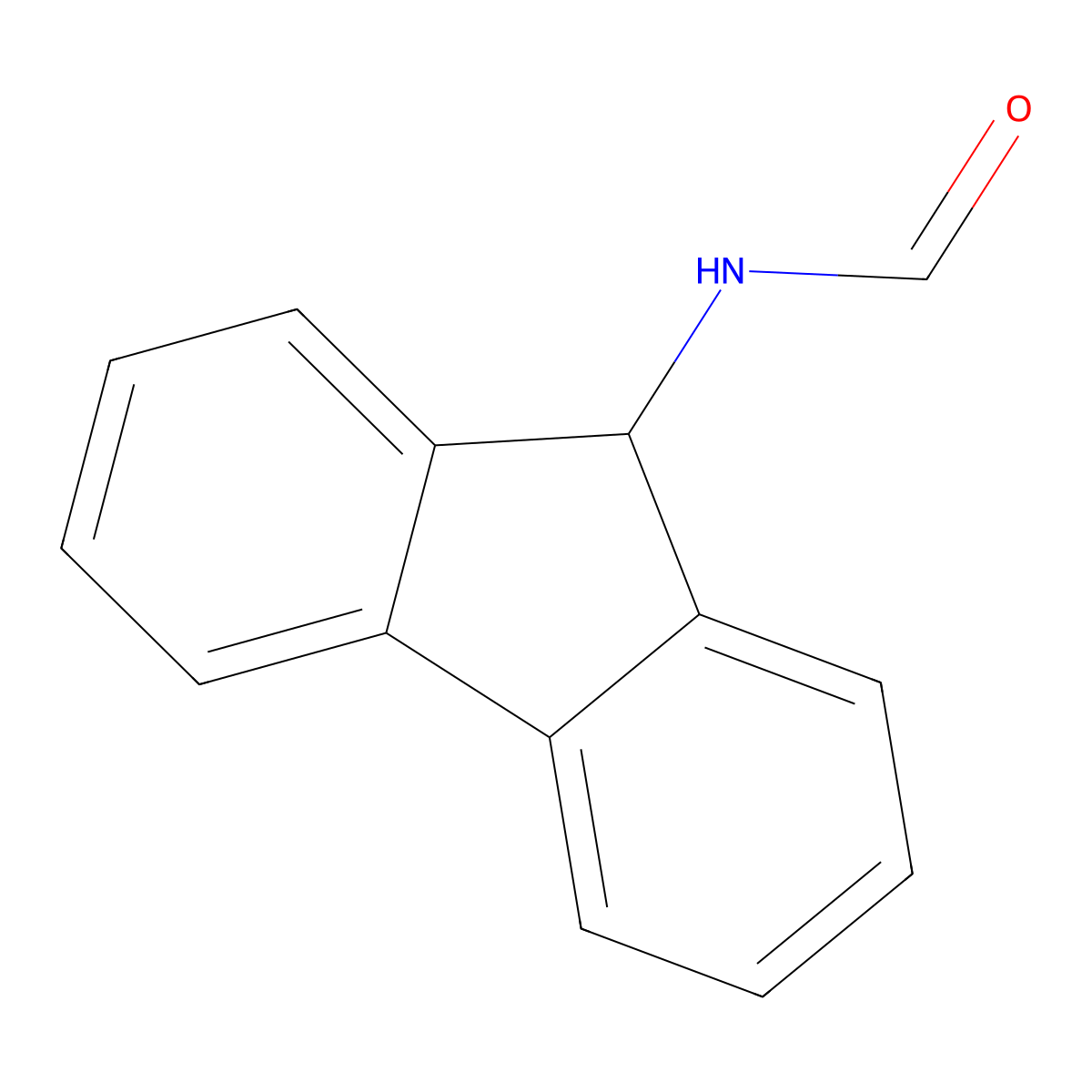 n-9h-Fluoren-9-ylformamide molecular structure, CAS 6638-65-9