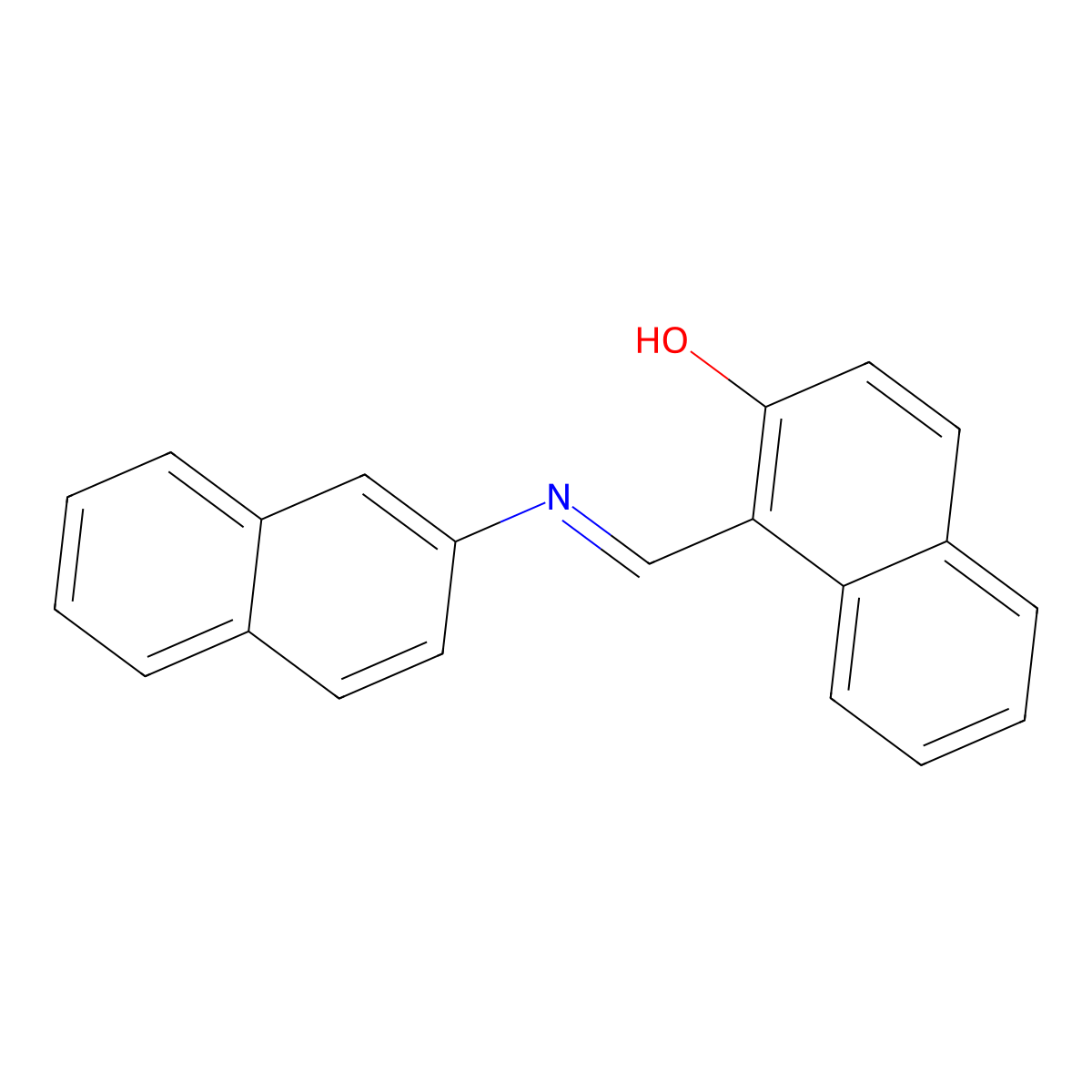 (1Z)-1-{[(Naphthalen-2-yl)amino]methylidene}naphthalen-2(1H)-one molecular structure, CAS 6639-01-6