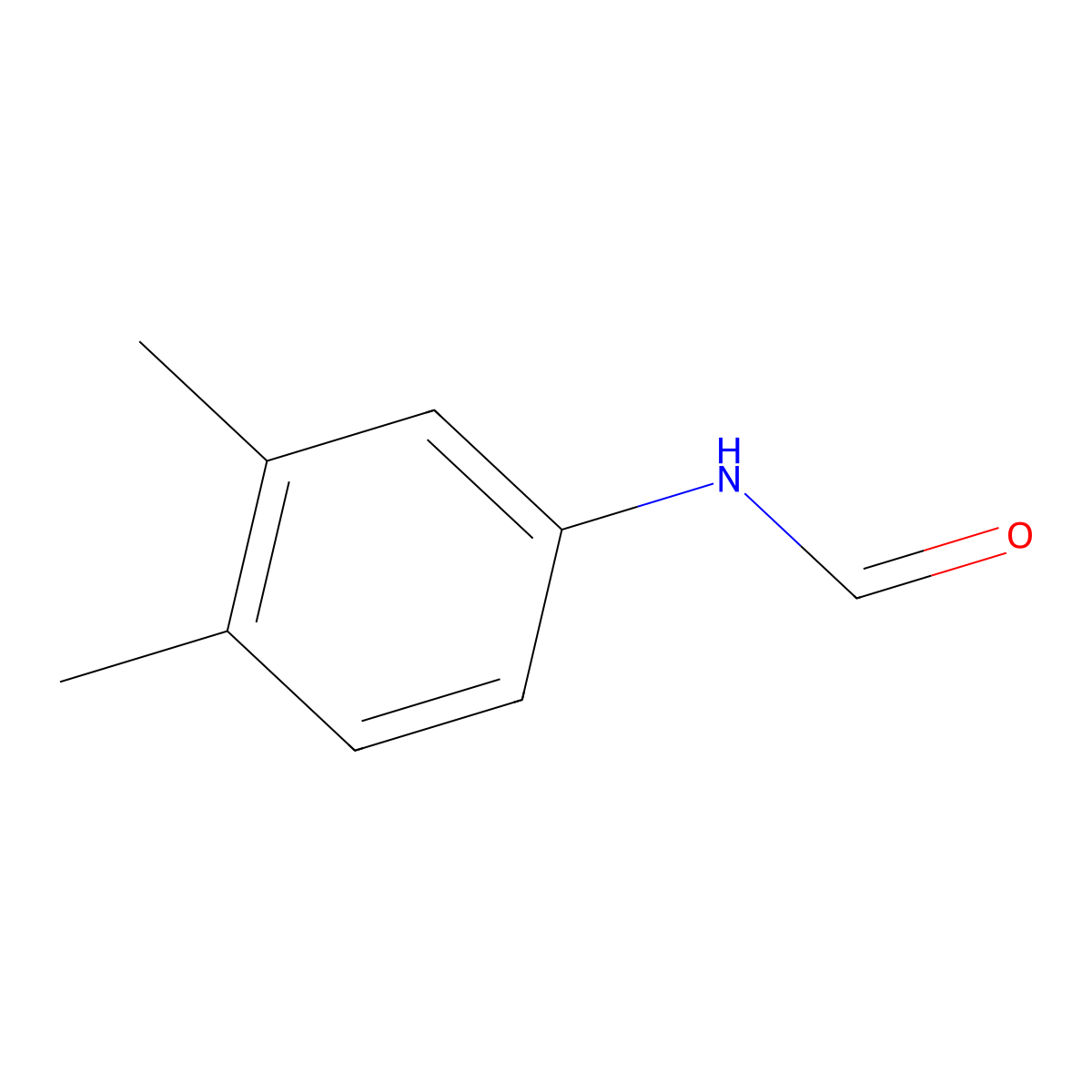 3',4'-Formoxylidide molecular structure, CAS 6639-60-7