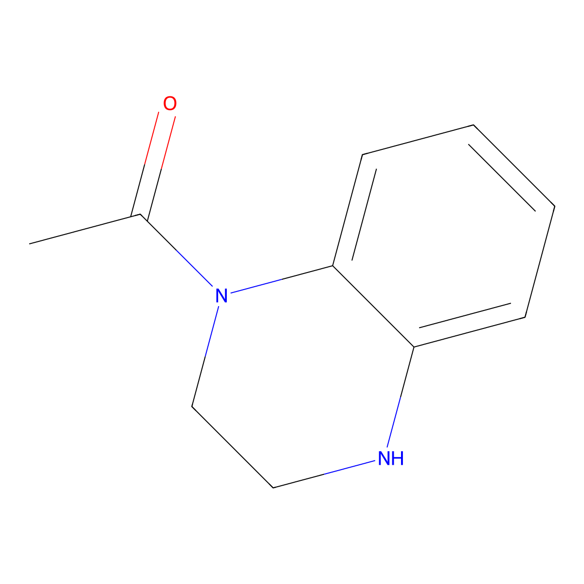 1-(3,4-Dihydroquinoxalin-1(2h)-yl)ethanone molecular structure, CAS 6639-92-5