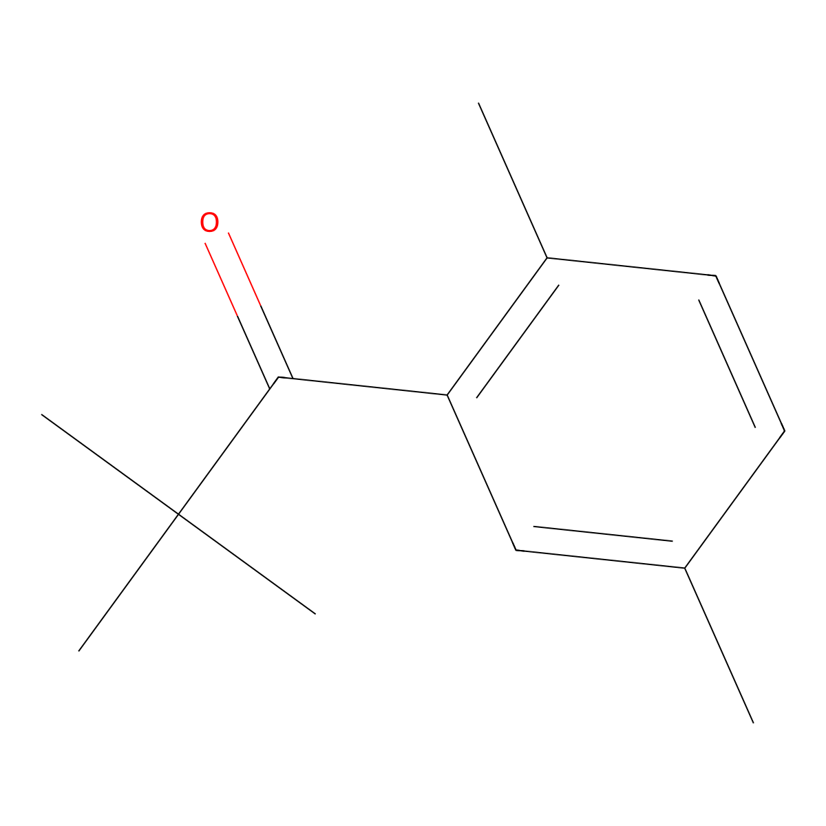2',2,2,5'-Tetramethylpropiophenone molecular structure, CAS 66390-56-5