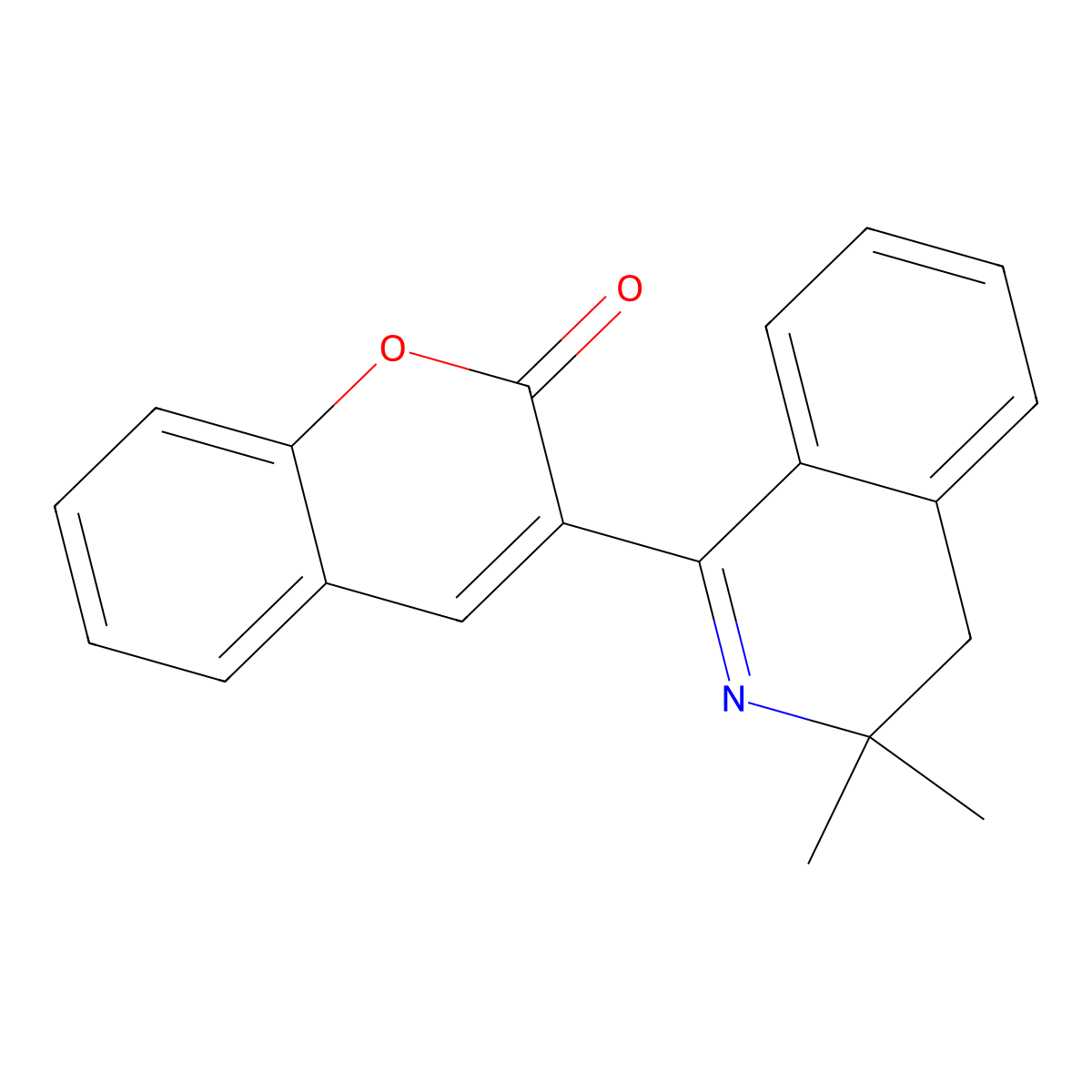 3-(3,3-Dimethyl-3,4-dihydro-isoquinolin-1-yl)-chromen-2-one molecular structure, CAS 663930-72-1