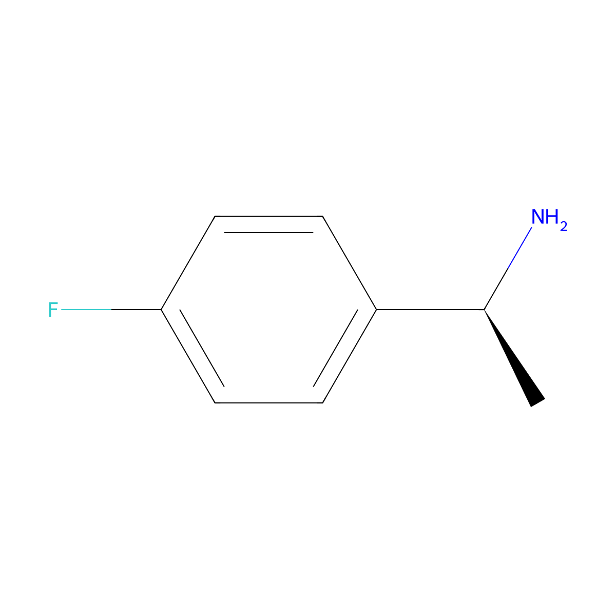 (S)-1-(4-Fluorophenyl)-ethylamine molecular structure, CAS 66399-30-2