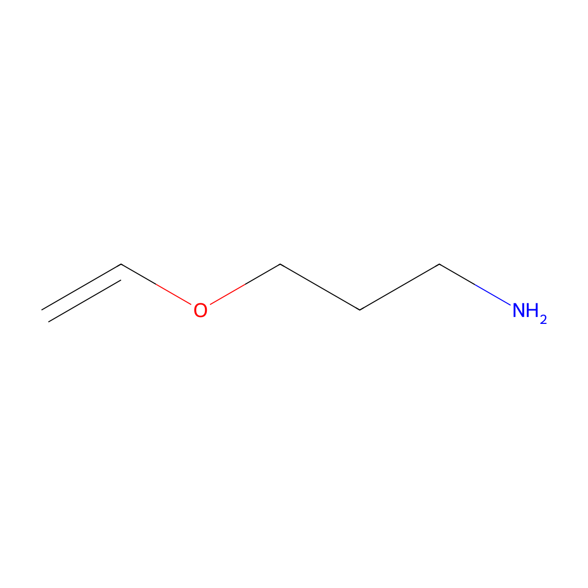 3-(Vinyloxy)propan-1-amine molecular structure, CAS 66415-55-2