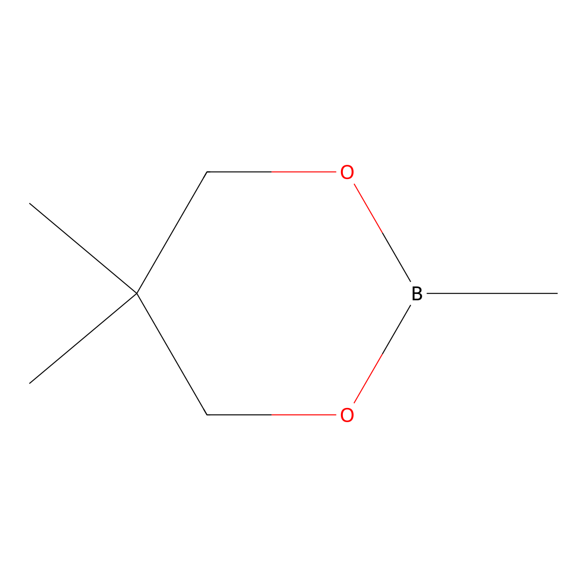 2,5,5-Trimethyl-1,3,2-dioxaborinane molecular structure, CAS 66423-62-9