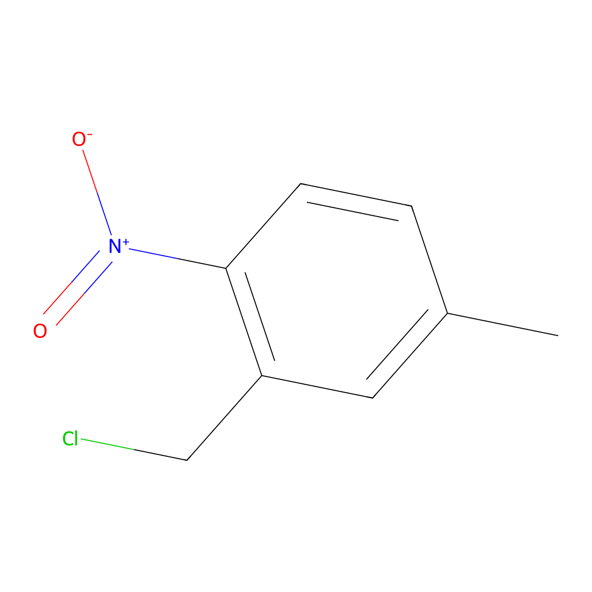 alpha-Chloro-5-methyl-2-nitrotoluene molecular structure, CAS 66424-91-7