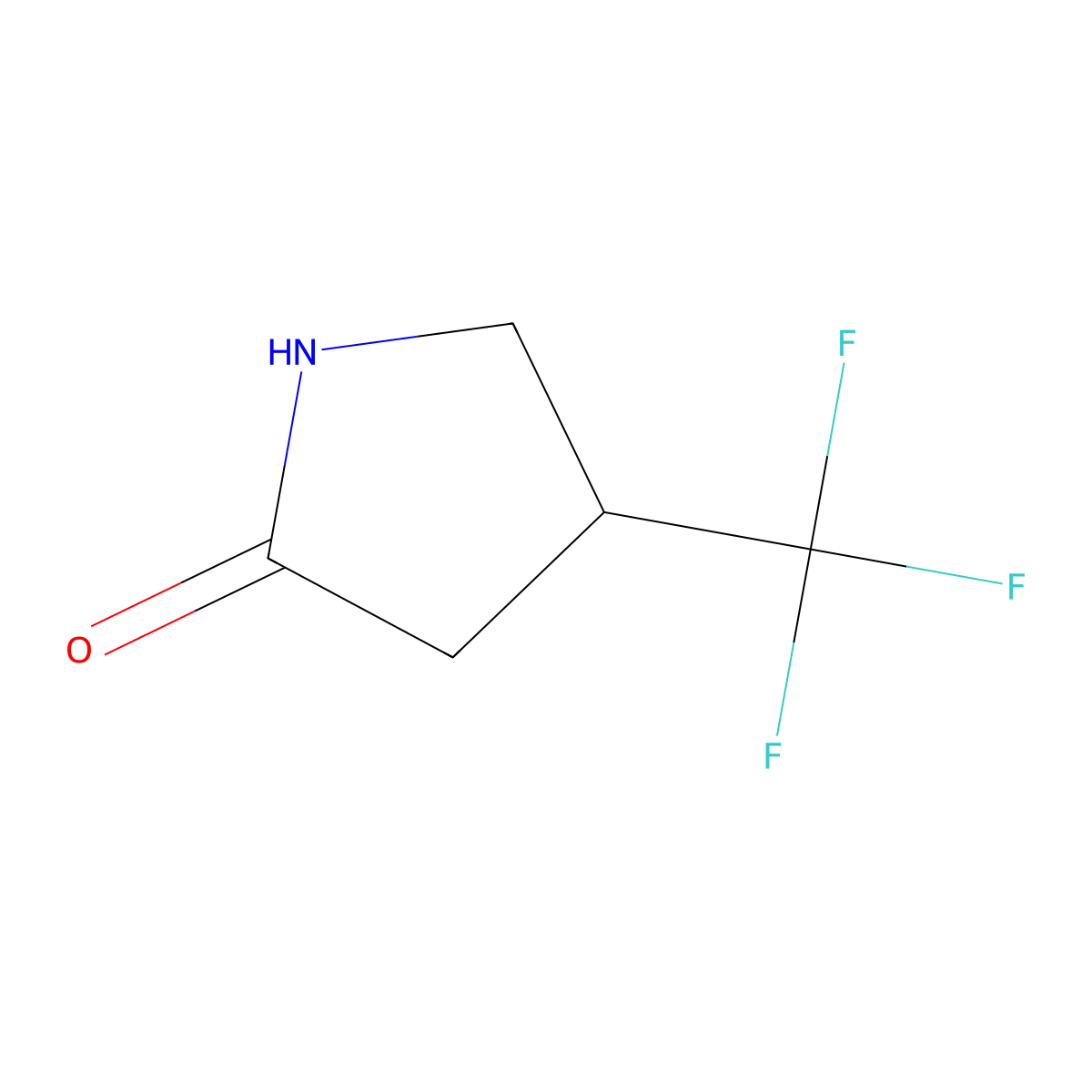 4-(Trifluoromethyl)pyrrolidin-2-one molecular structure, CAS 664304-83-0