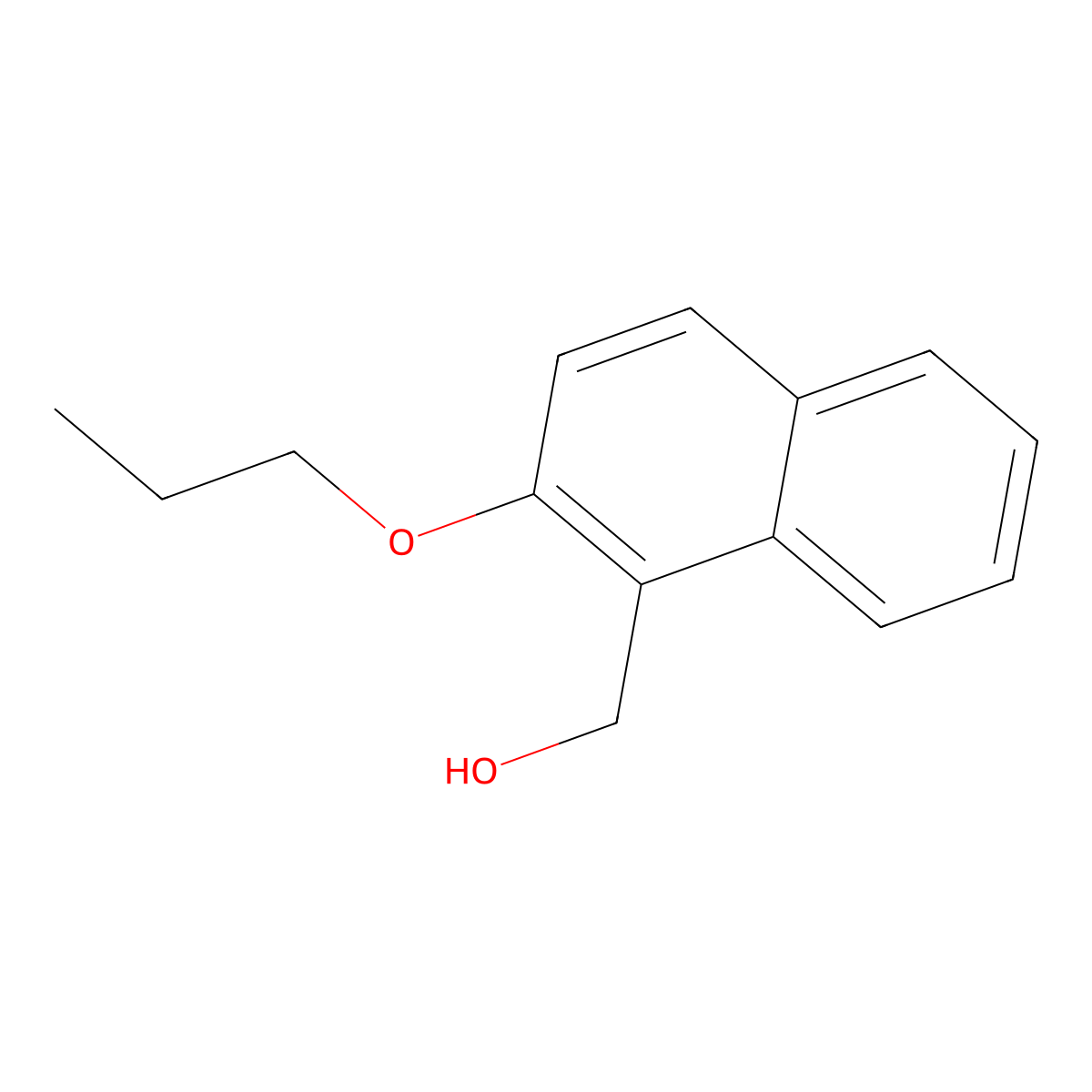 (2-Propoxynaphthalen-1-yl)methanol molecular structure, CAS 664315-62-2