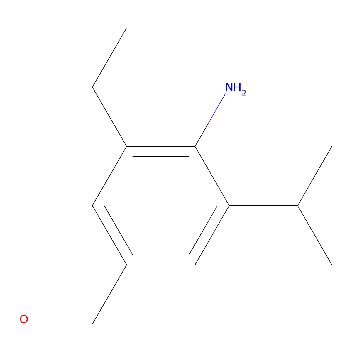 4-Amino-3,5-diisopropylbenzaldehyde molecular structure, CAS 664340-50-5