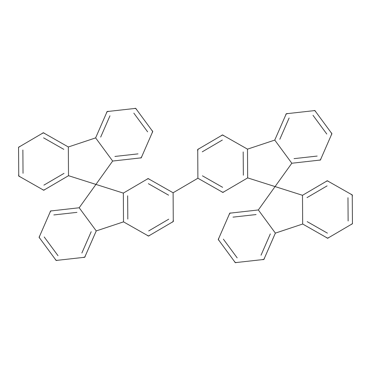 2-(9,9-Spirobifluoren-2-yl)-9,9-spirobifluorene molecular structure, CAS 664345-18-0
