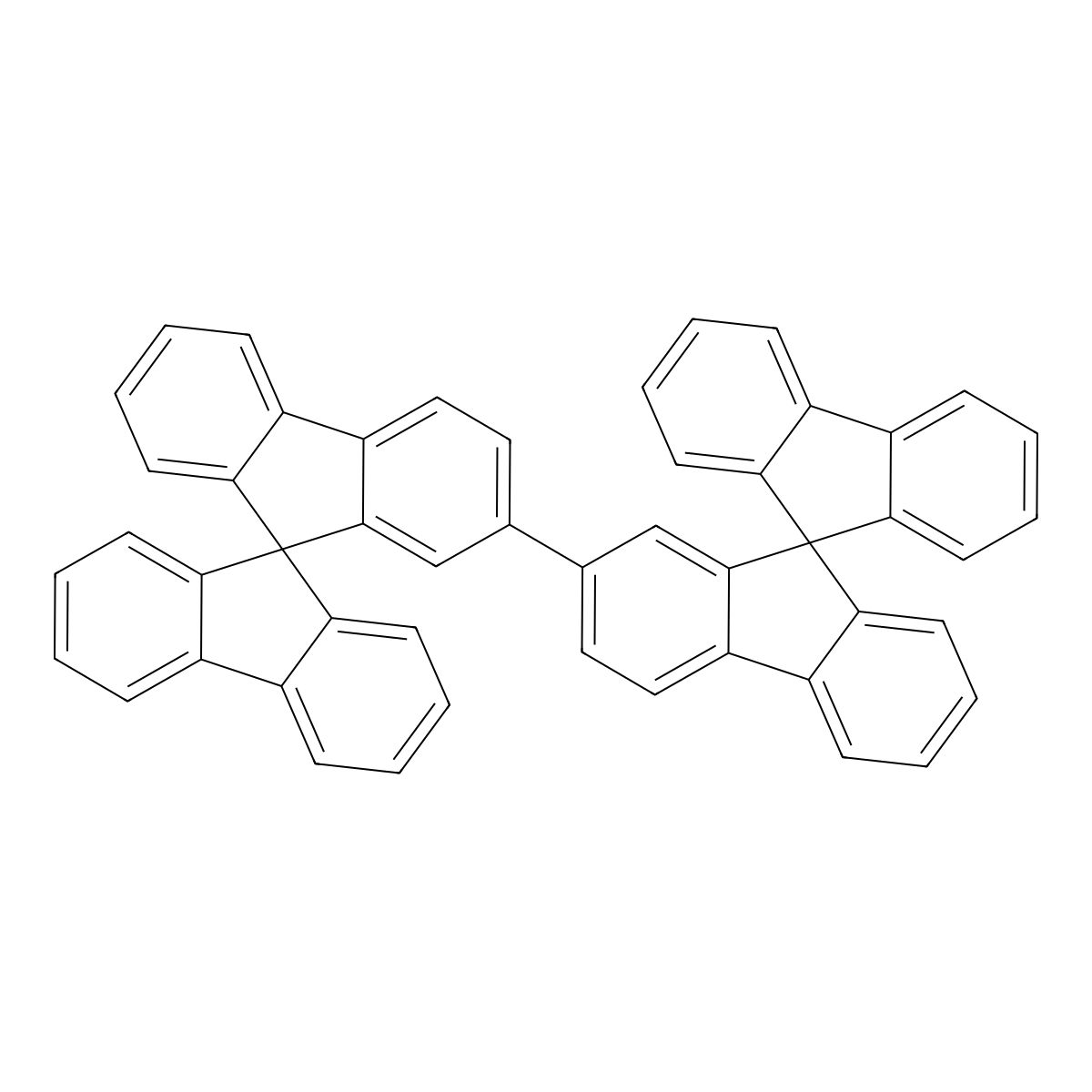 2-(9,9-Spirobifluoren-2-yl)-9,9-spirobifluorene molecular structure, CAS 664345-18-0