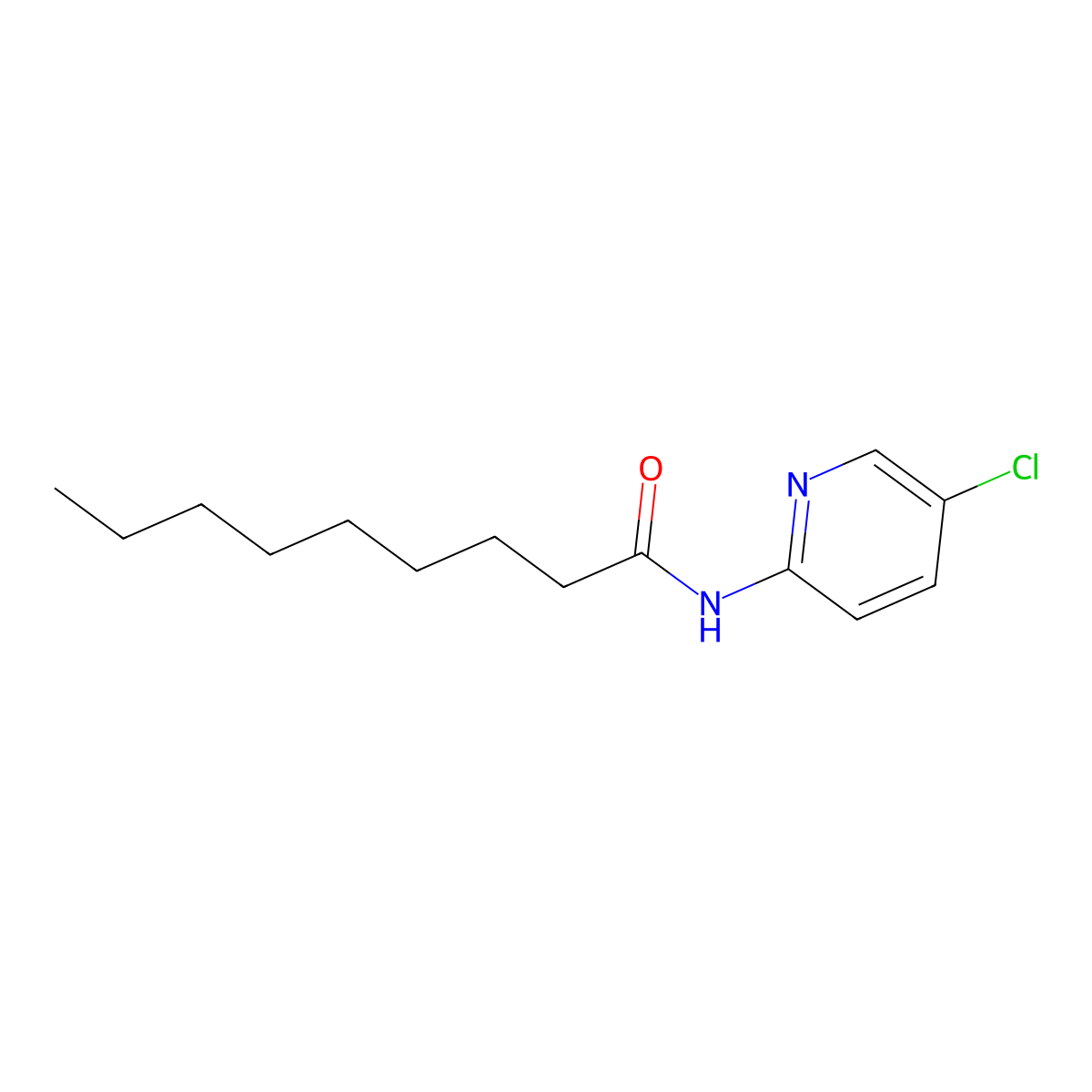 N-(5-Chloropyridin-2-YL)nonanamide molecular structure, CAS 664351-36-4