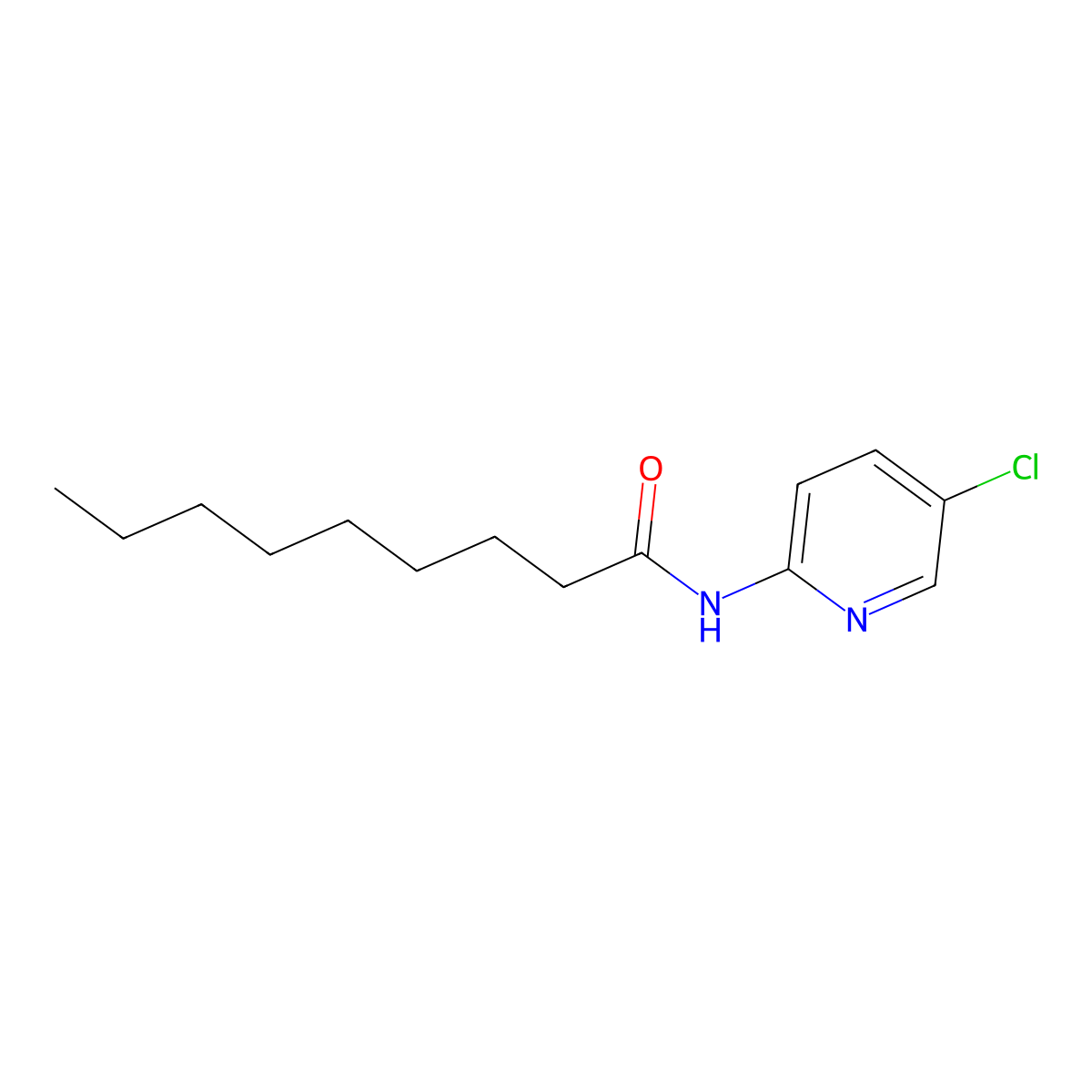 N-(5-Chloropyridin-2-YL)nonanamide molecular structure, CAS 664351-36-4