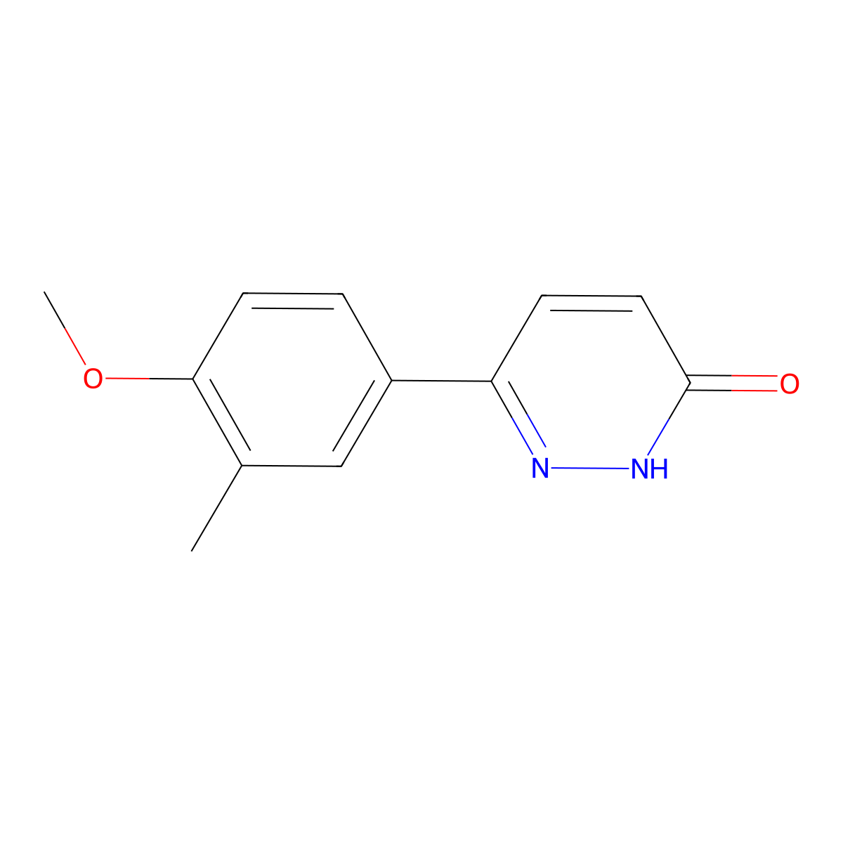 6-(4-Methoxy-3-methylphenyl)-3-pyridazinol molecular structure, CAS 664369-53-3