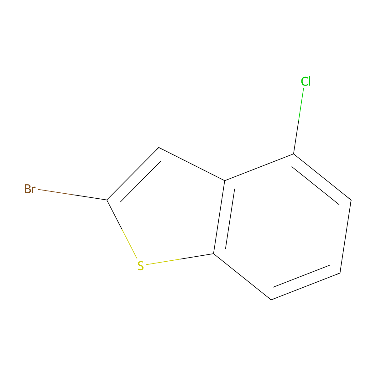2-Bromo-4-chlorobenzo[b]thiophene molecular structure, CAS 66490-36-6