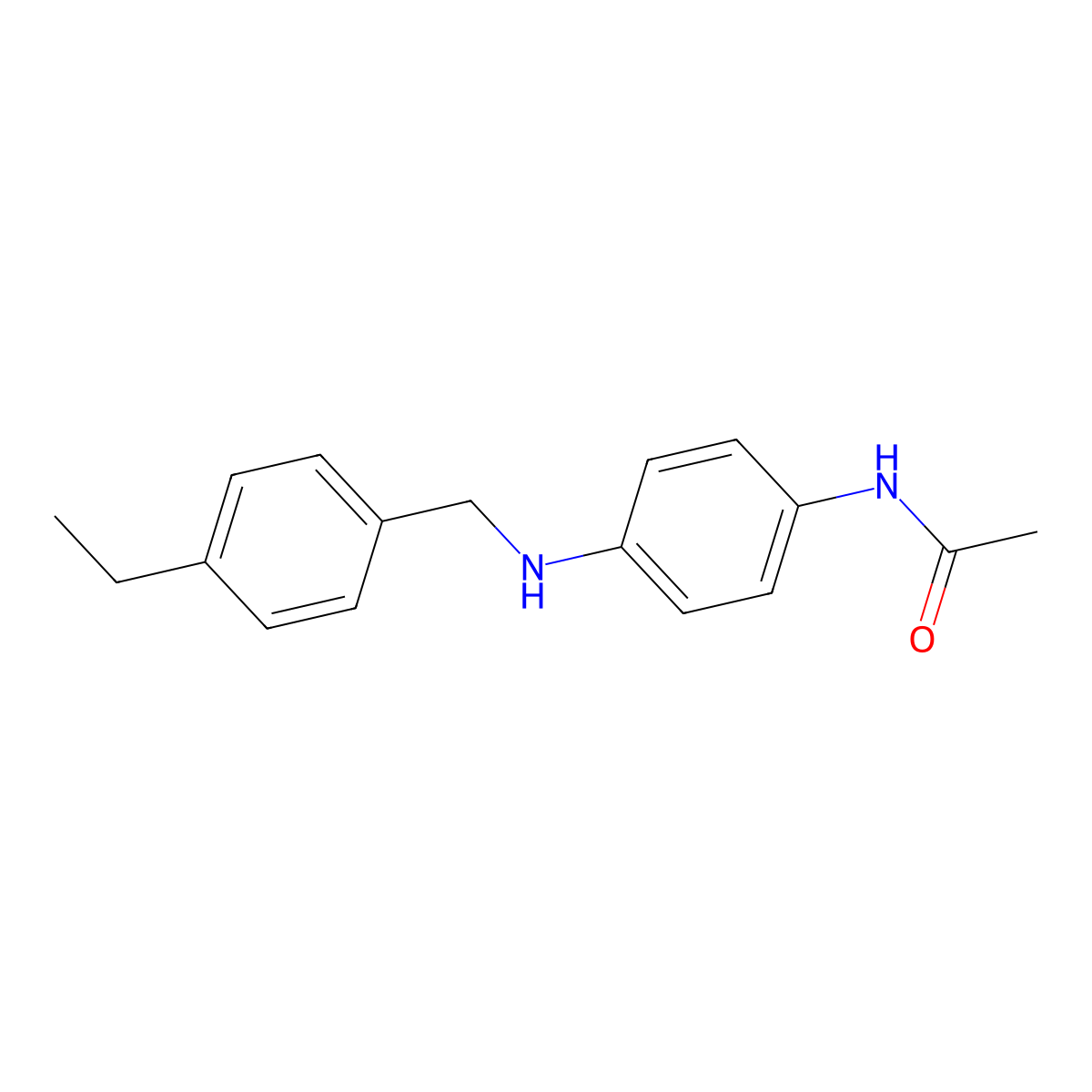 N-[4-[(4-ethylphenyl)methylamino]phenyl]acetamide molecular structure, CAS 665013-82-1