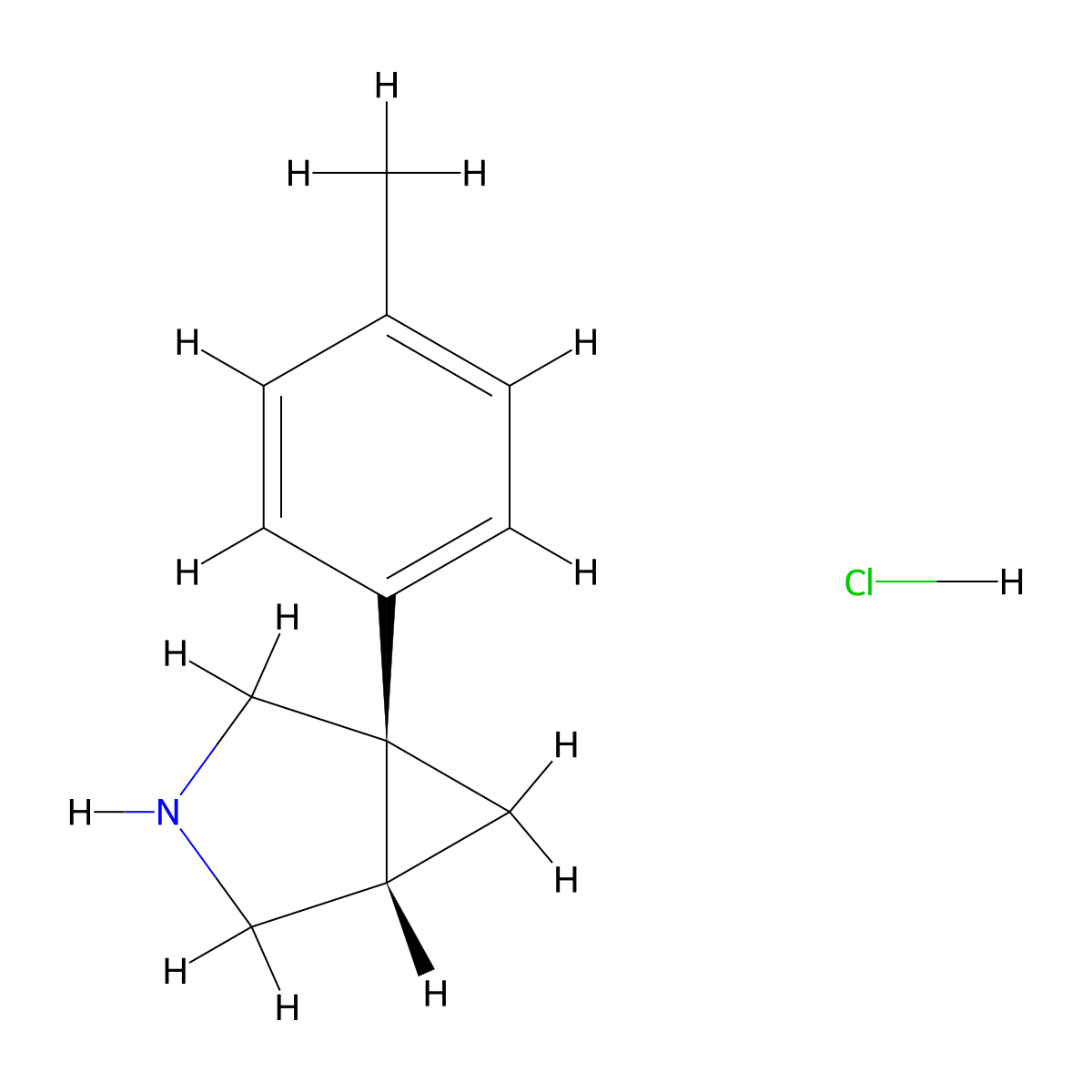 Bicifadine Hydrochloride molecular structure, CAS 66504-75-4