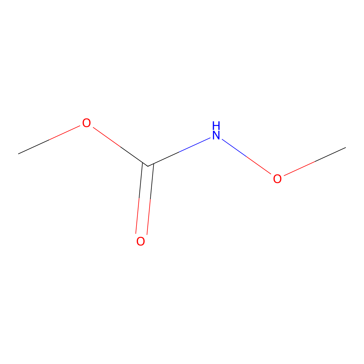 methyl N-methoxycarbamate molecular structure, CAS 66508-91-6