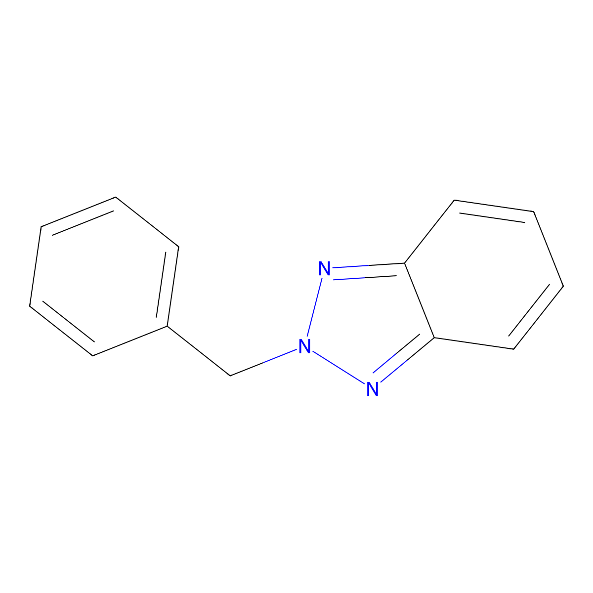 2-Benzylbenzotriazole molecular structure, CAS 66519-70-8