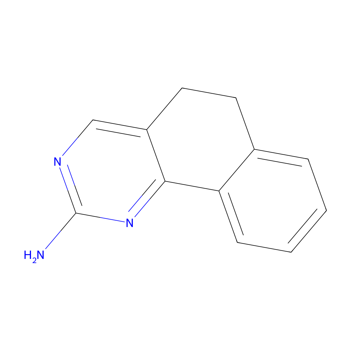 5,6-Dihydrobenzo[h]quinazolin-2-amine molecular structure, CAS 66521-84-4
