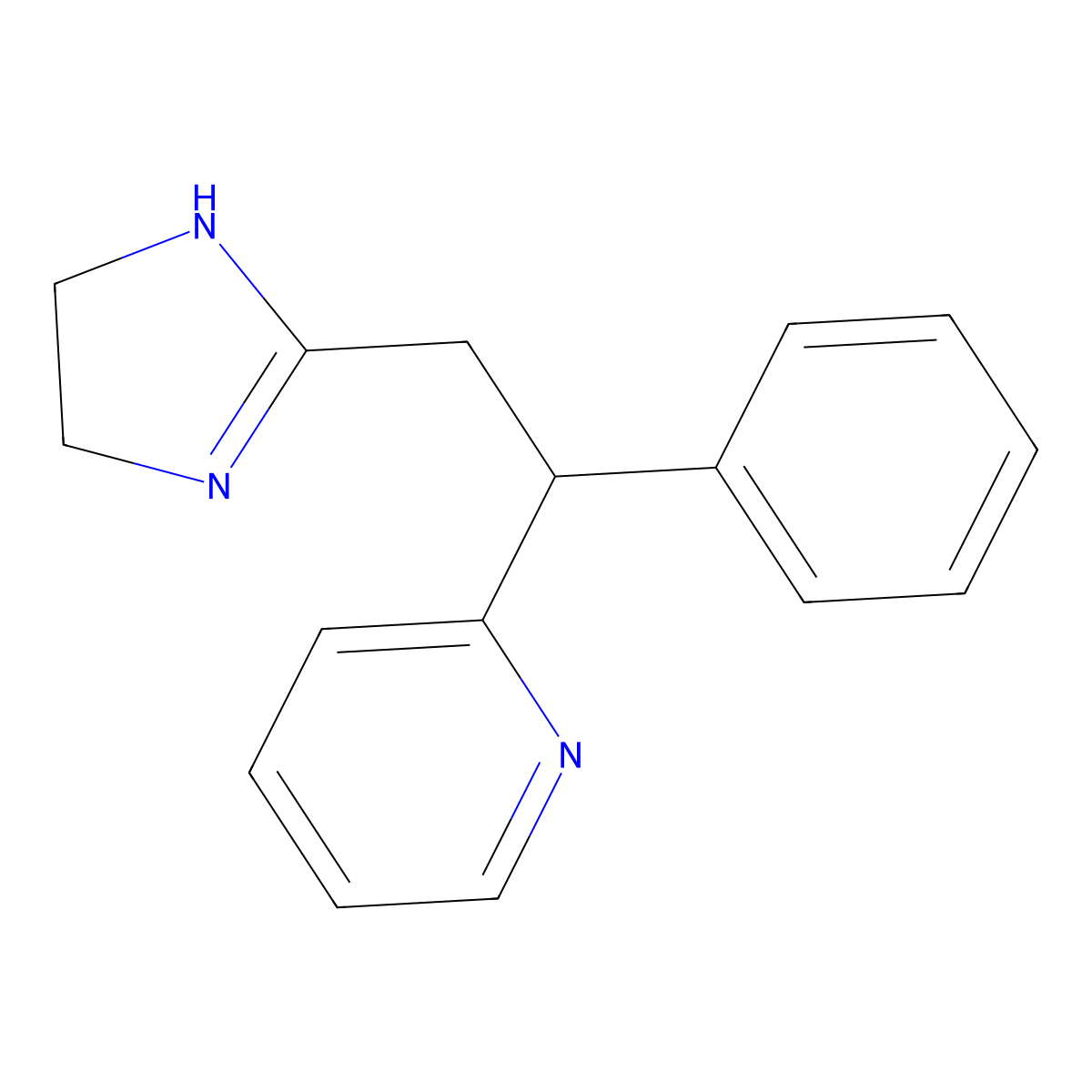 Midaglizole molecular structure, CAS 66529-17-7