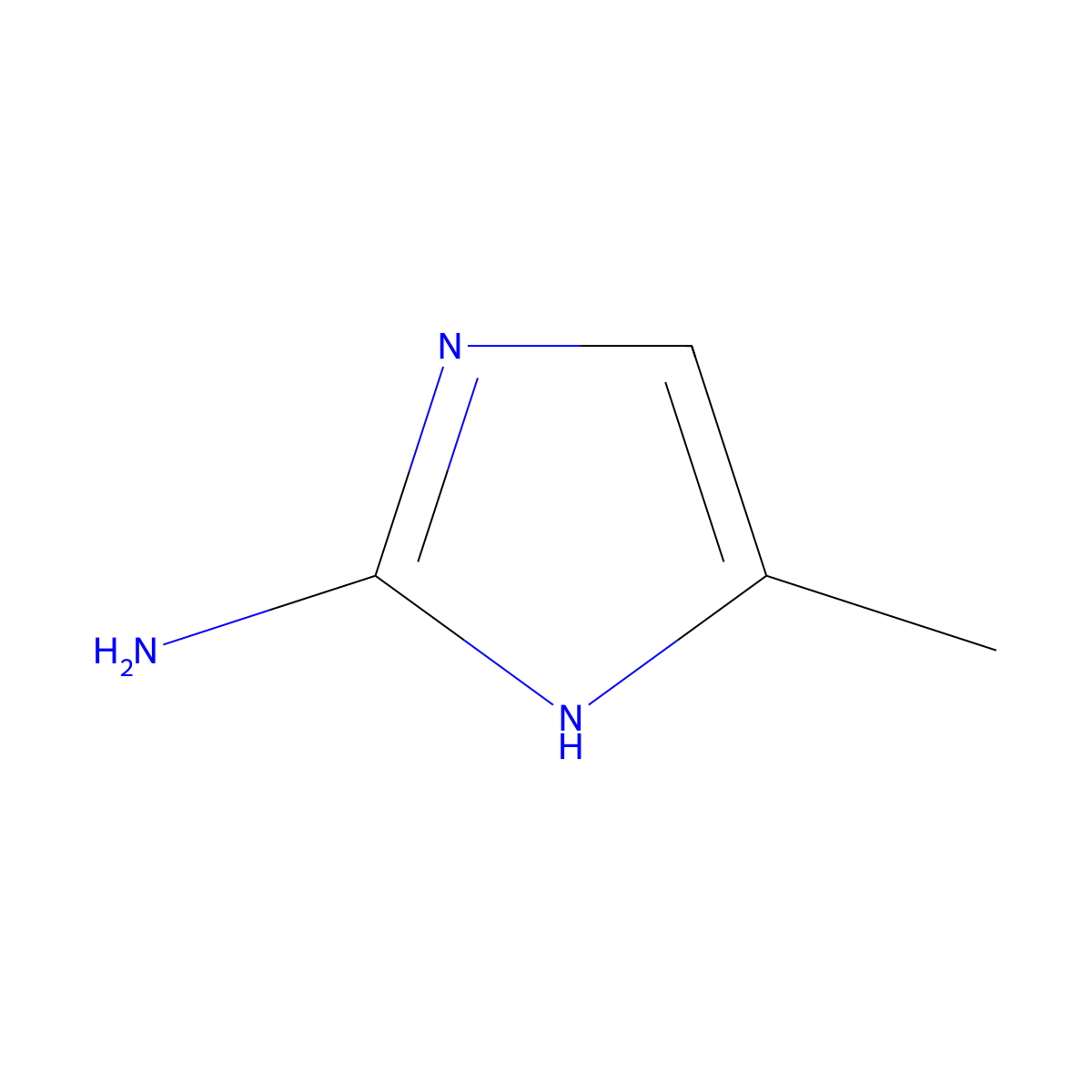 5-methyl-1H-imidazol-2-amine molecular structure, CAS 6653-42-5