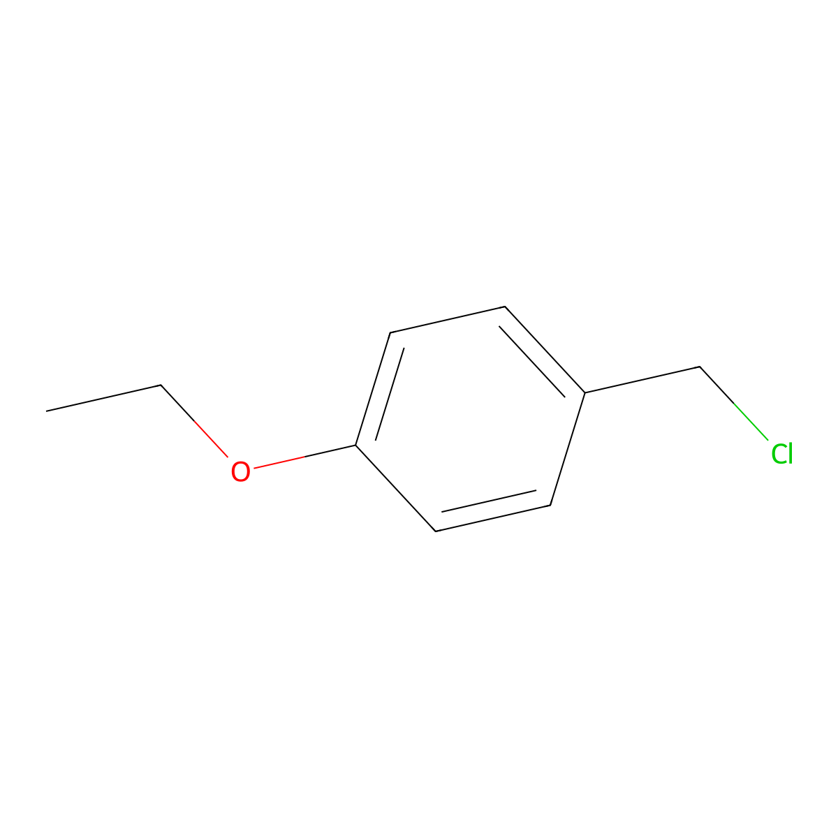 1-(Chloromethyl)-4-Ethoxybenzene molecular structure, CAS 6653-80-1