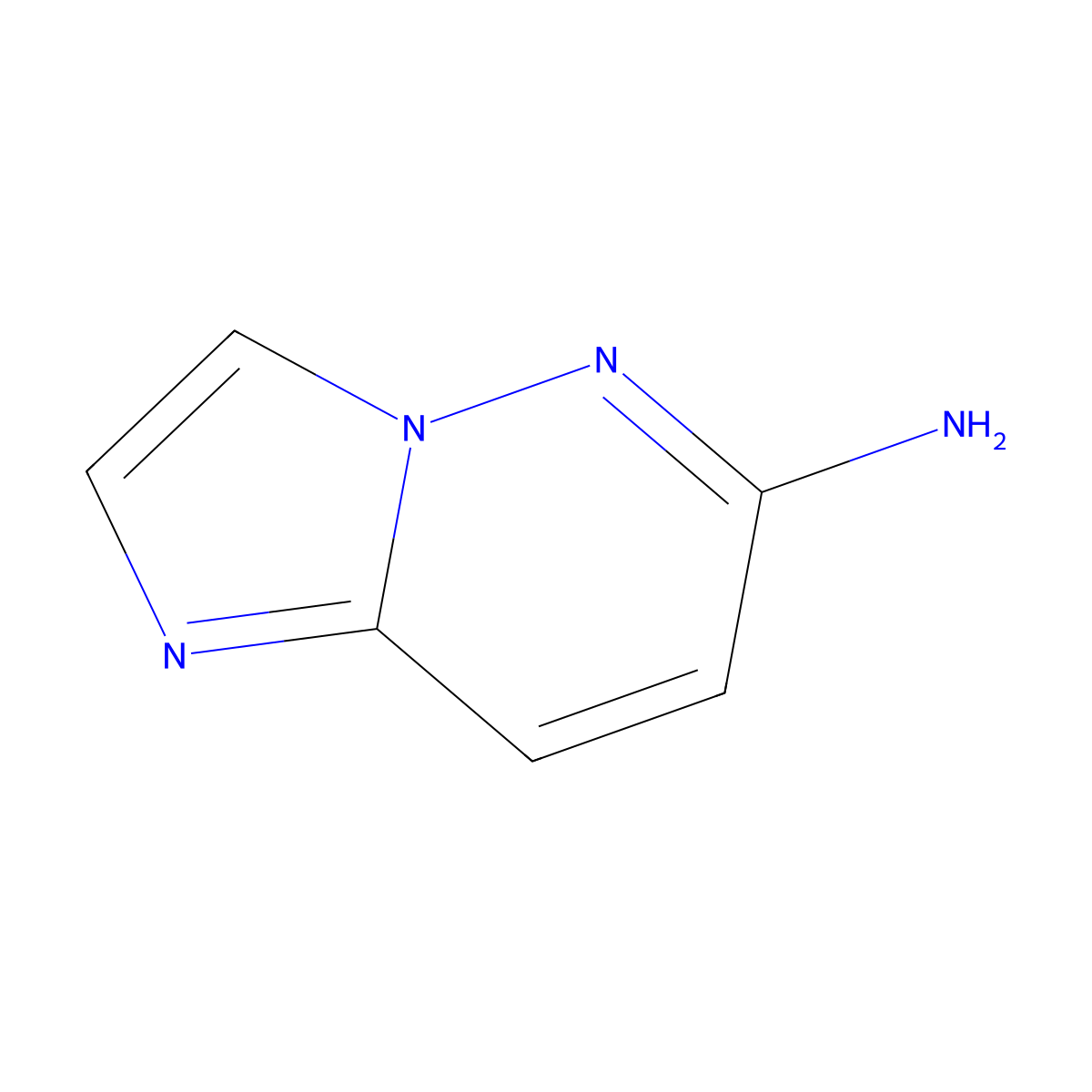 Imidazo[1,2-b]pyridazin-6-amine molecular structure, CAS 6653-96-9