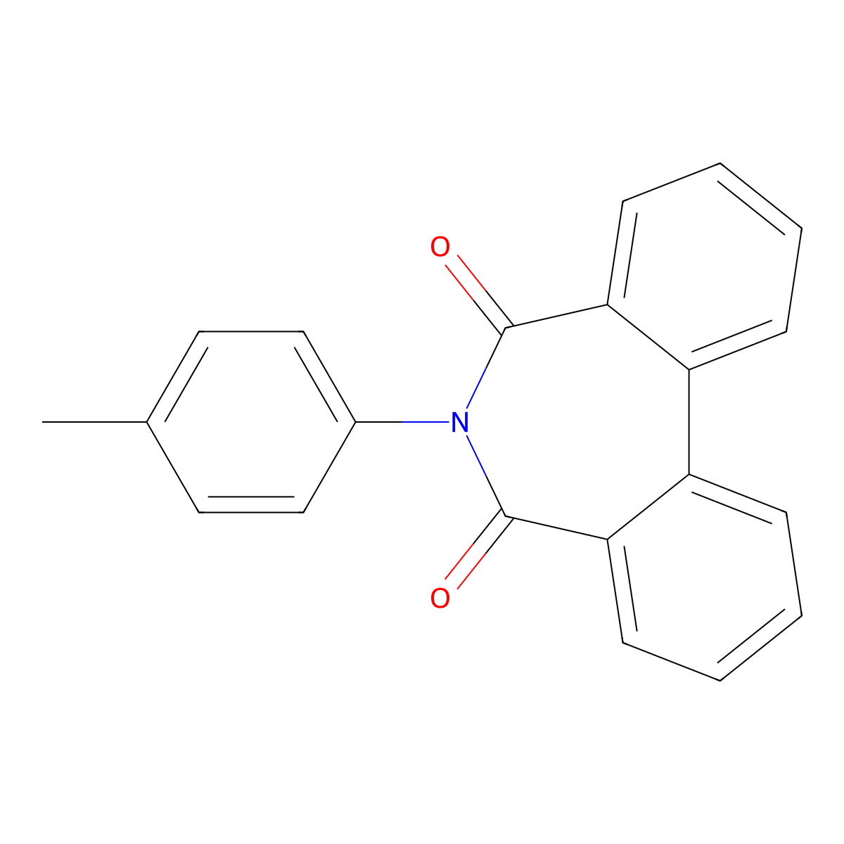 N-(4-Methylphenyl)diphenimide molecular structure, CAS 66532-90-9