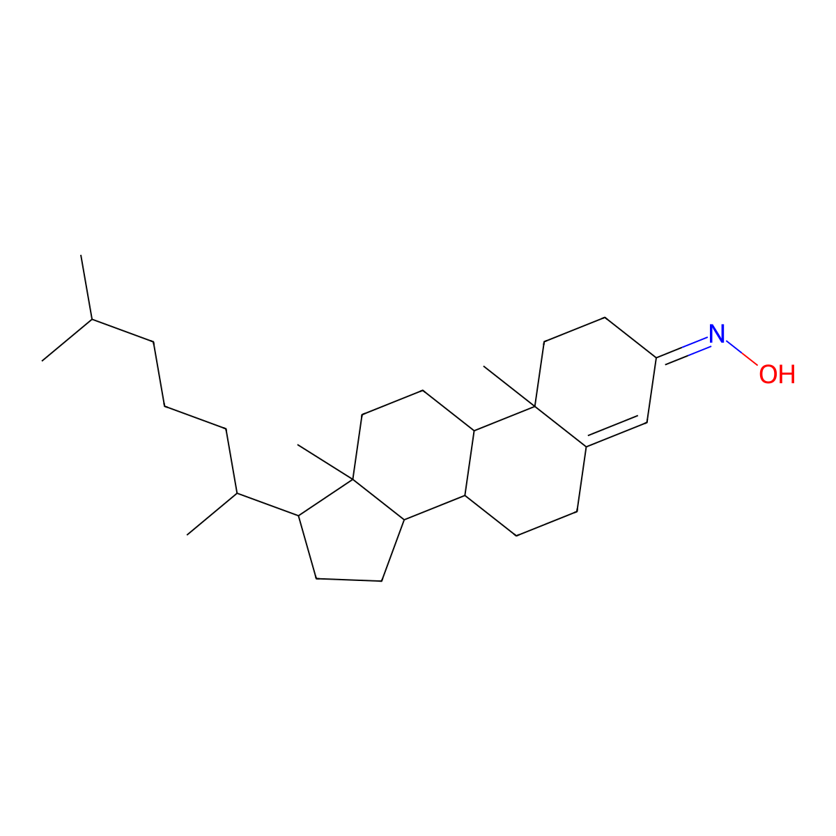 Olesoxime, E- molecular structure, CAS 66538-08-7